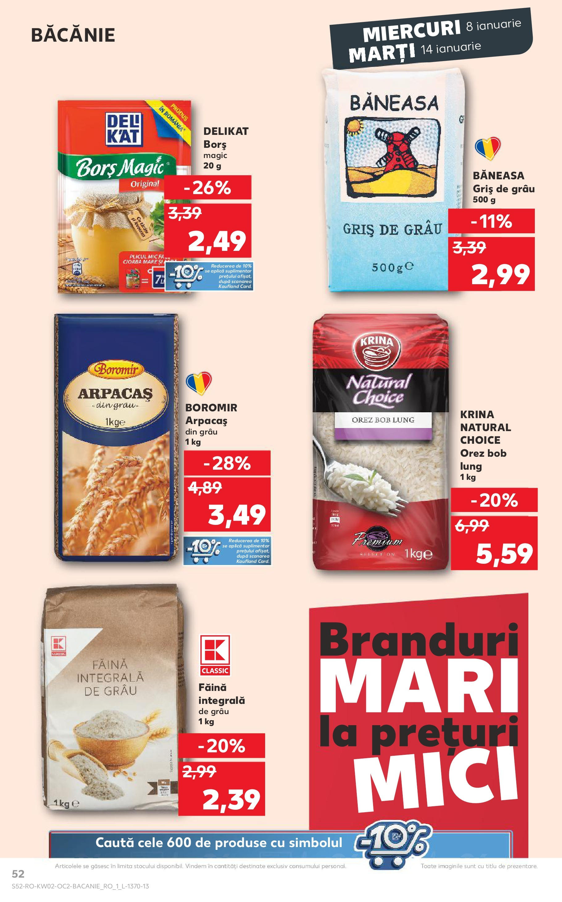 kaufland - Catalog Kaufland valabil din 08.01. - 14.01. - page: 52