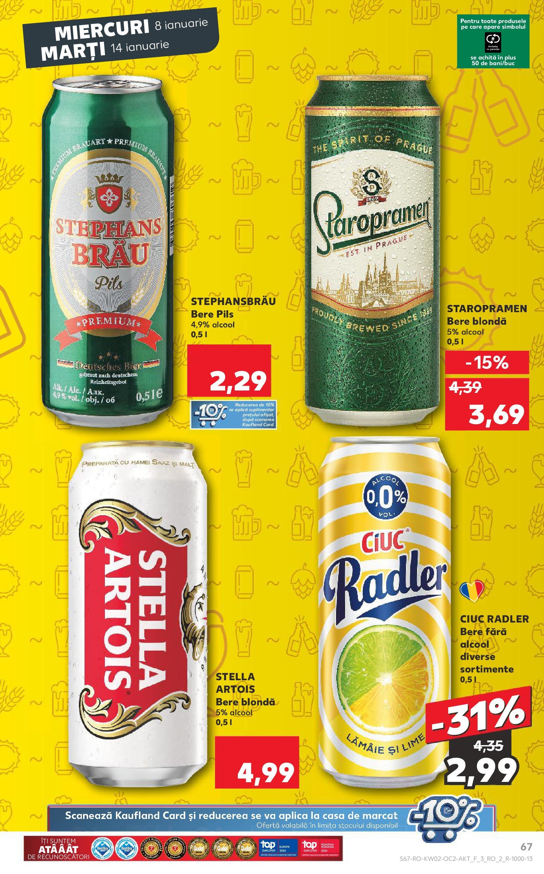 kaufland - Catalog Kaufland valabil din 08.01. - 14.01. - page: 67