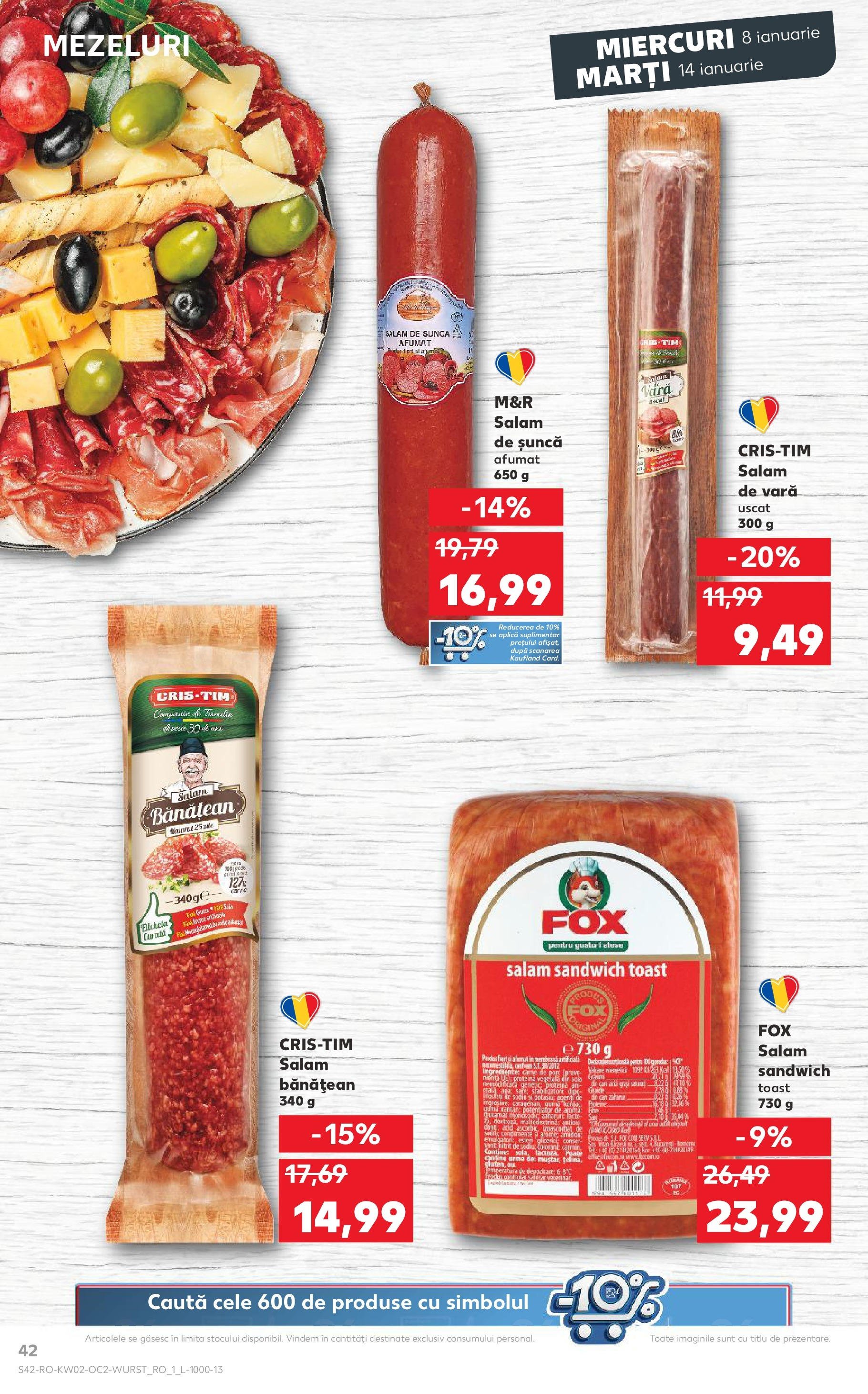 kaufland - Catalog Kaufland valabil din 08.01. - 14.01. - page: 42