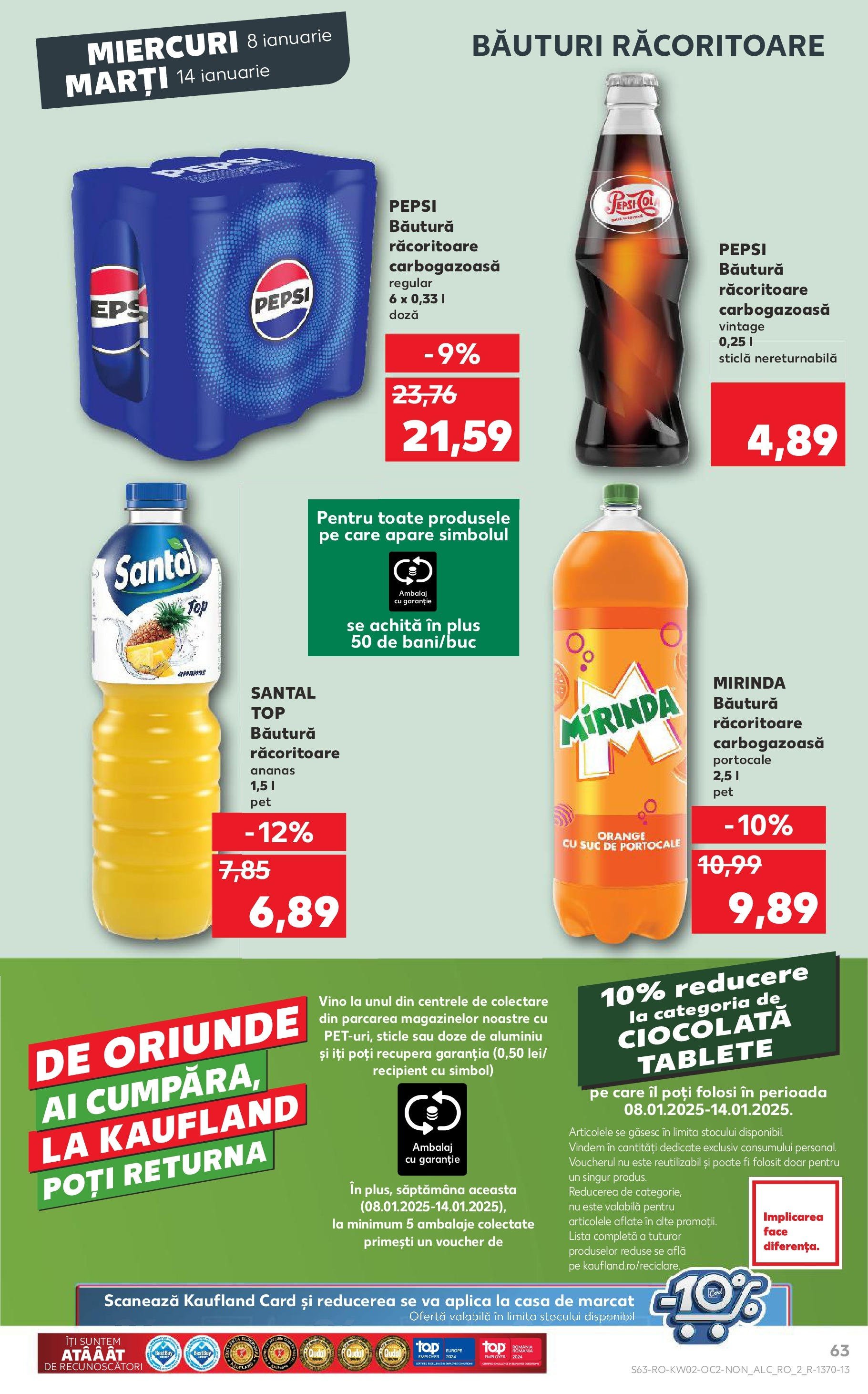 kaufland - Catalog Kaufland valabil din 08.01. - 14.01. - page: 63