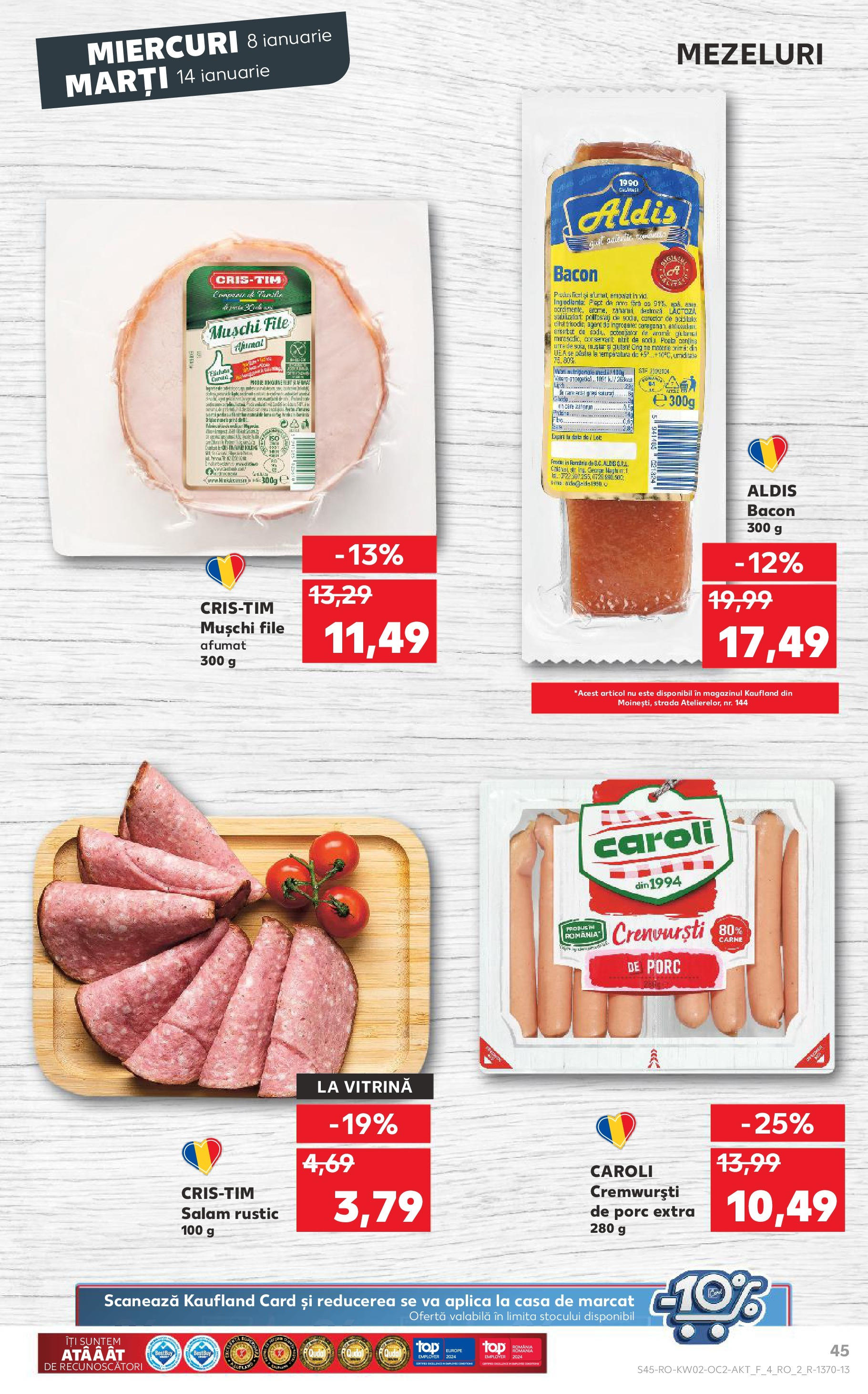 kaufland - Catalog Kaufland valabil din 08.01. - 14.01. - page: 45