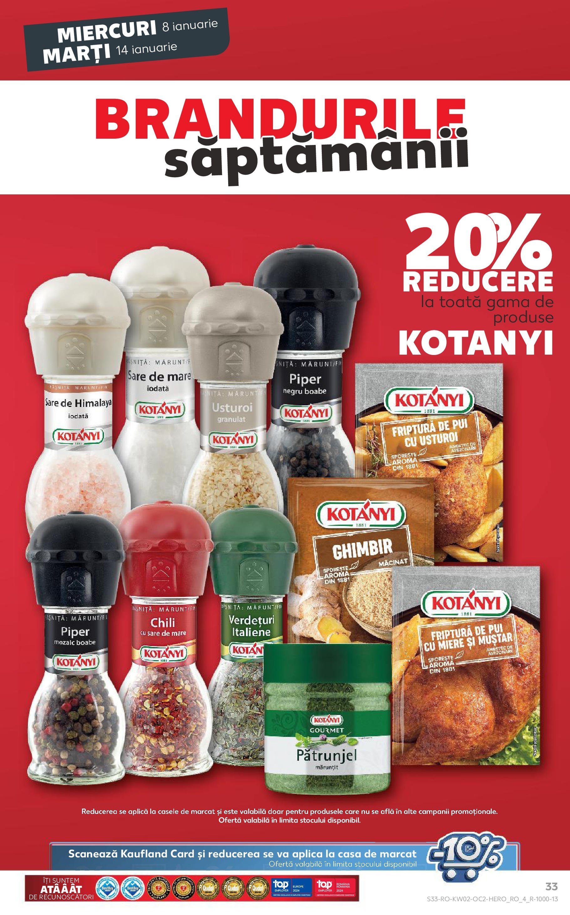 kaufland - Catalog Kaufland valabil din 08.01. - 14.01. - page: 33