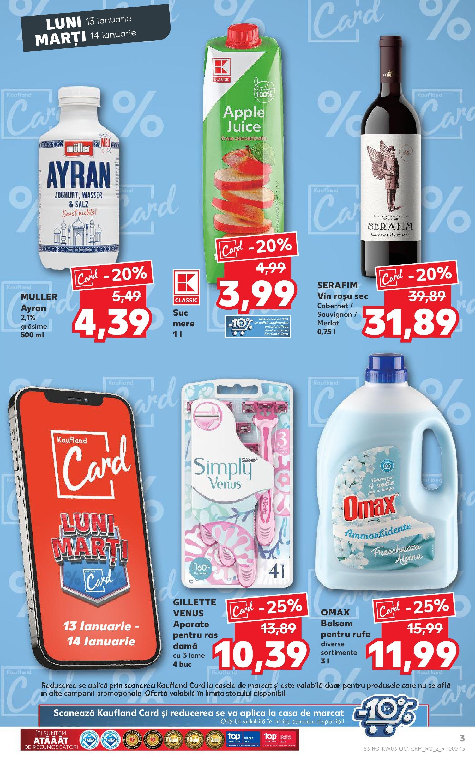 kaufland - Catalog Kaufland valabil din 13.01. - 14.01. - page: 3