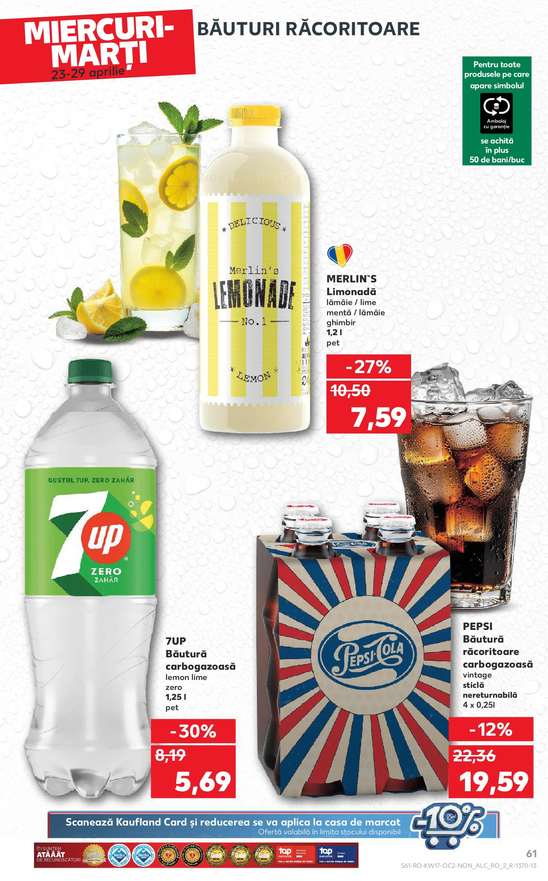 kaufland - Catalog Kaufland valabil din 23.04. - 29.04. - page: 61 kaufland - Catalog Kaufland valabil din 23.04. - 29.04. - page: 61