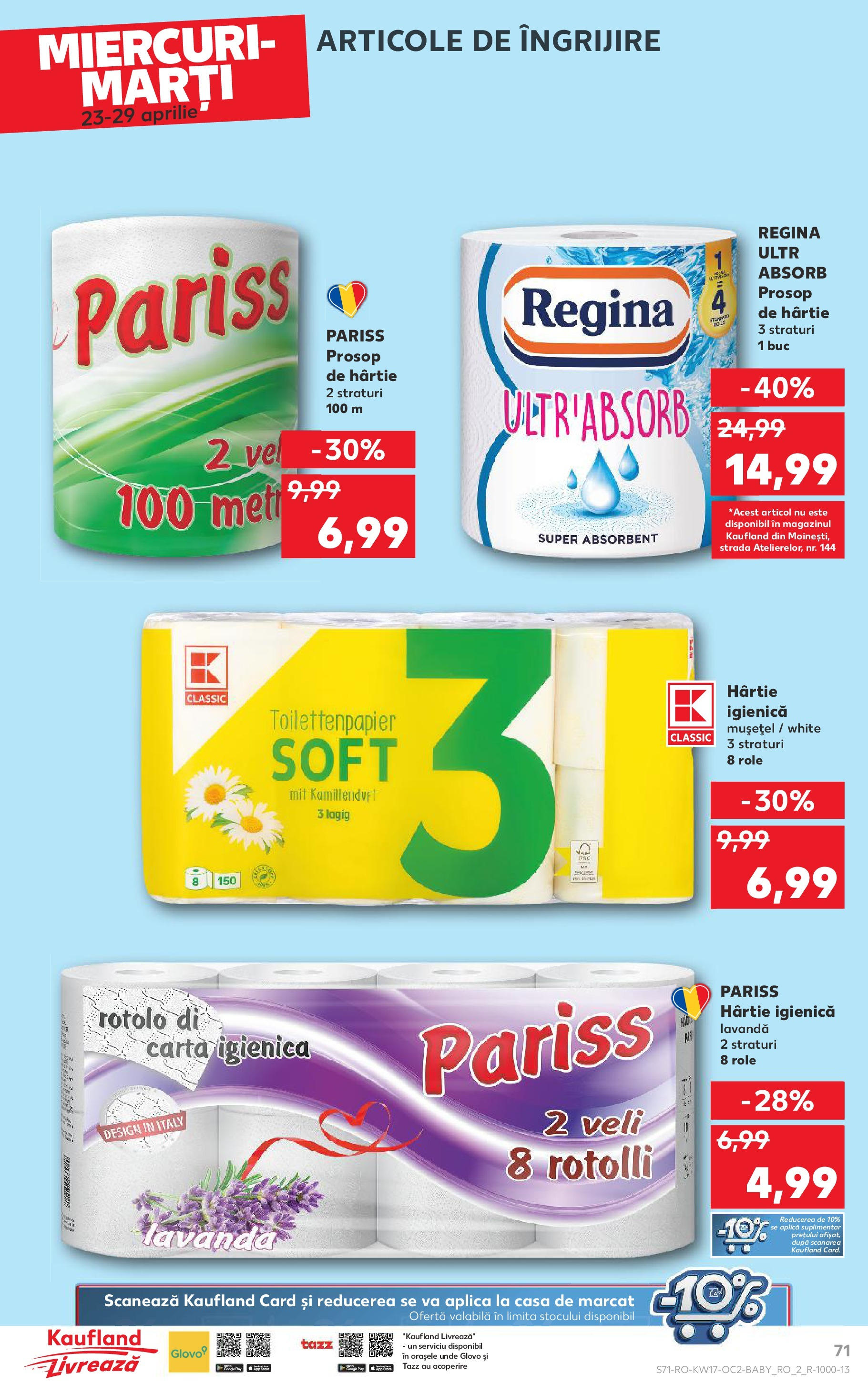 kaufland - Catalog Kaufland valabil din 23.04. - 29.04. - page: 71 kaufland - Catalog Kaufland valabil din 23.04. - 29.04. - page: 71