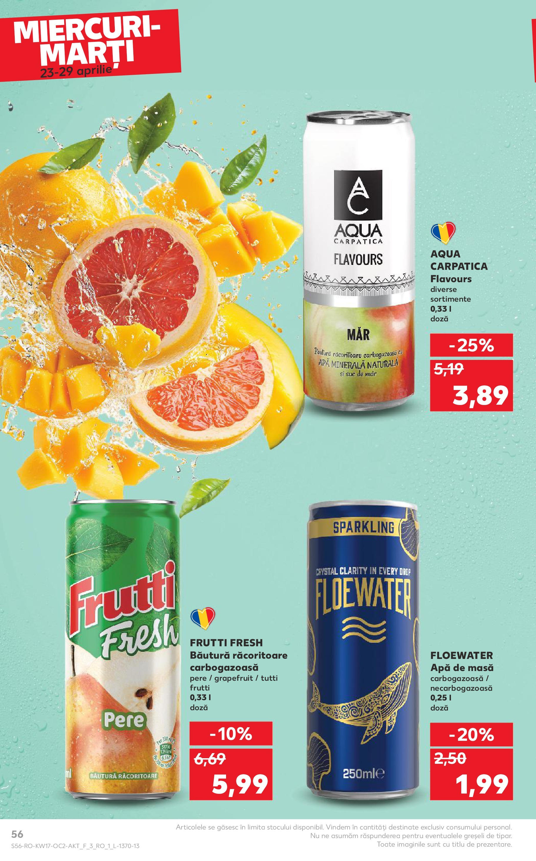 kaufland - Catalog Kaufland valabil din 23.04. - 29.04. - page: 56 kaufland - Catalog Kaufland valabil din 23.04. - 29.04. - page: 56