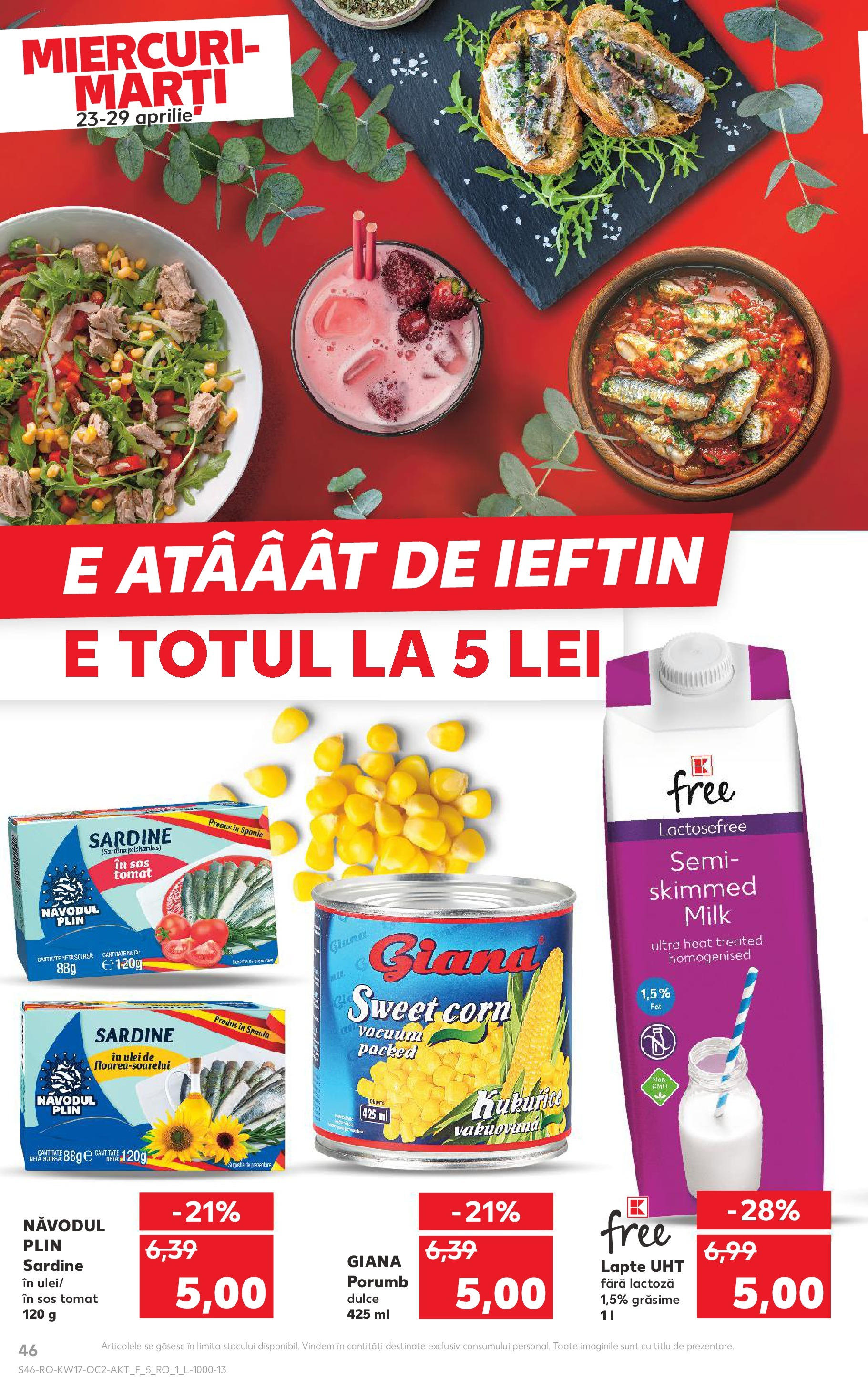 kaufland - Catalog Kaufland valabil din 23.04. - 29.04. - page: 46 kaufland - Catalog Kaufland valabil din 23.04. - 29.04. - page: 46