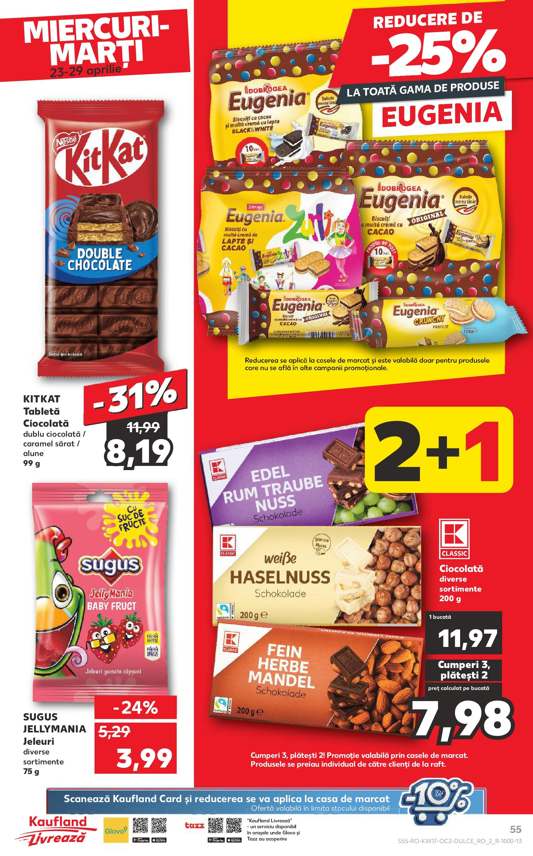 kaufland - Catalog Kaufland valabil din 23.04. - 29.04. - page: 55 kaufland - Catalog Kaufland valabil din 23.04. - 29.04. - page: 55