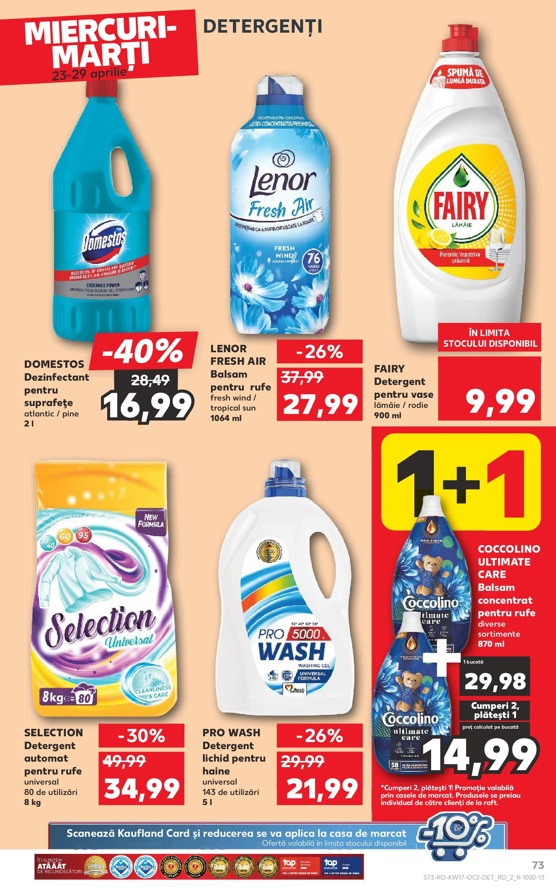 kaufland - Catalog Kaufland valabil din 23.04. - 29.04. - page: 73 kaufland - Catalog Kaufland valabil din 23.04. - 29.04. - page: 73