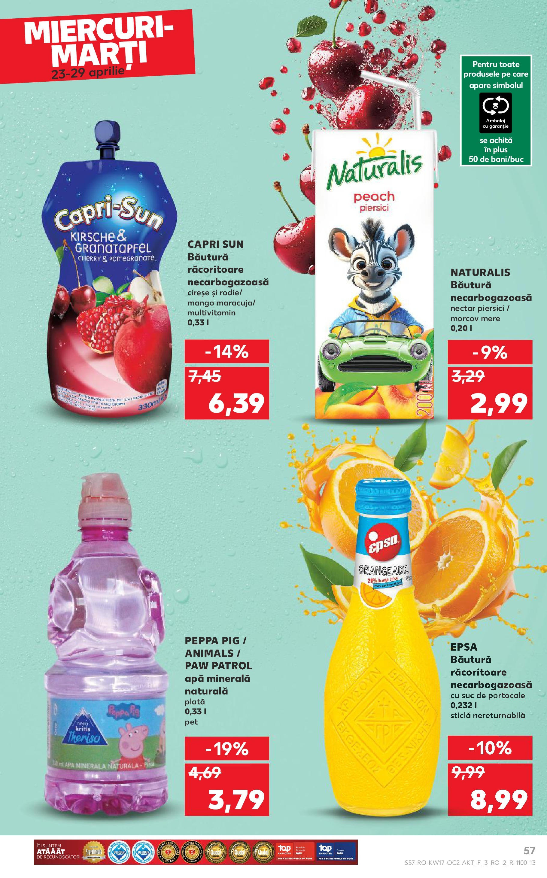 kaufland - Catalog Kaufland valabil din 23.04. - 29.04. - page: 57 kaufland - Catalog Kaufland valabil din 23.04. - 29.04. - page: 57