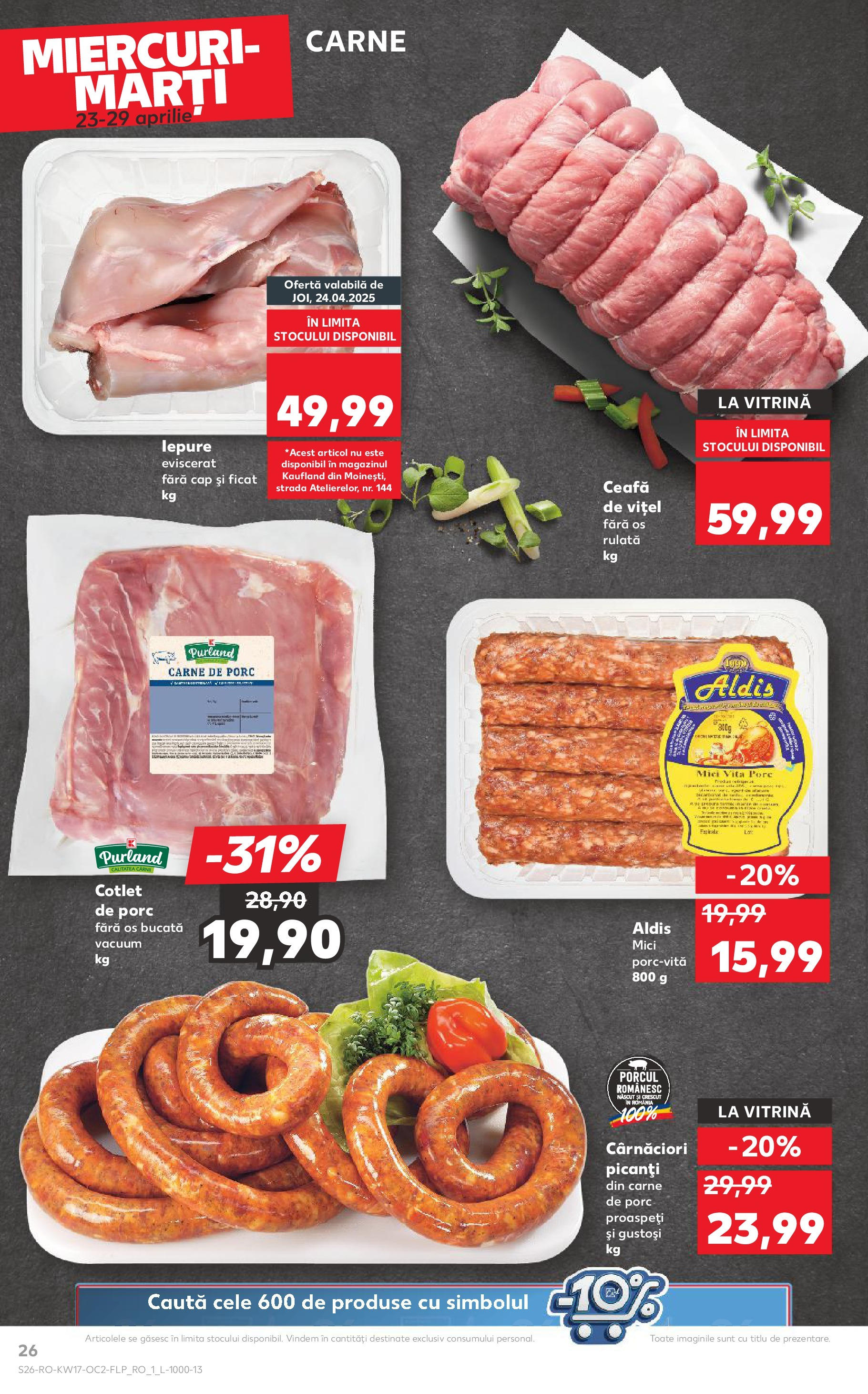 kaufland - Catalog Kaufland valabil din 23.04. - 29.04. - page: 26 kaufland - Catalog Kaufland valabil din 23.04. - 29.04. - page: 26