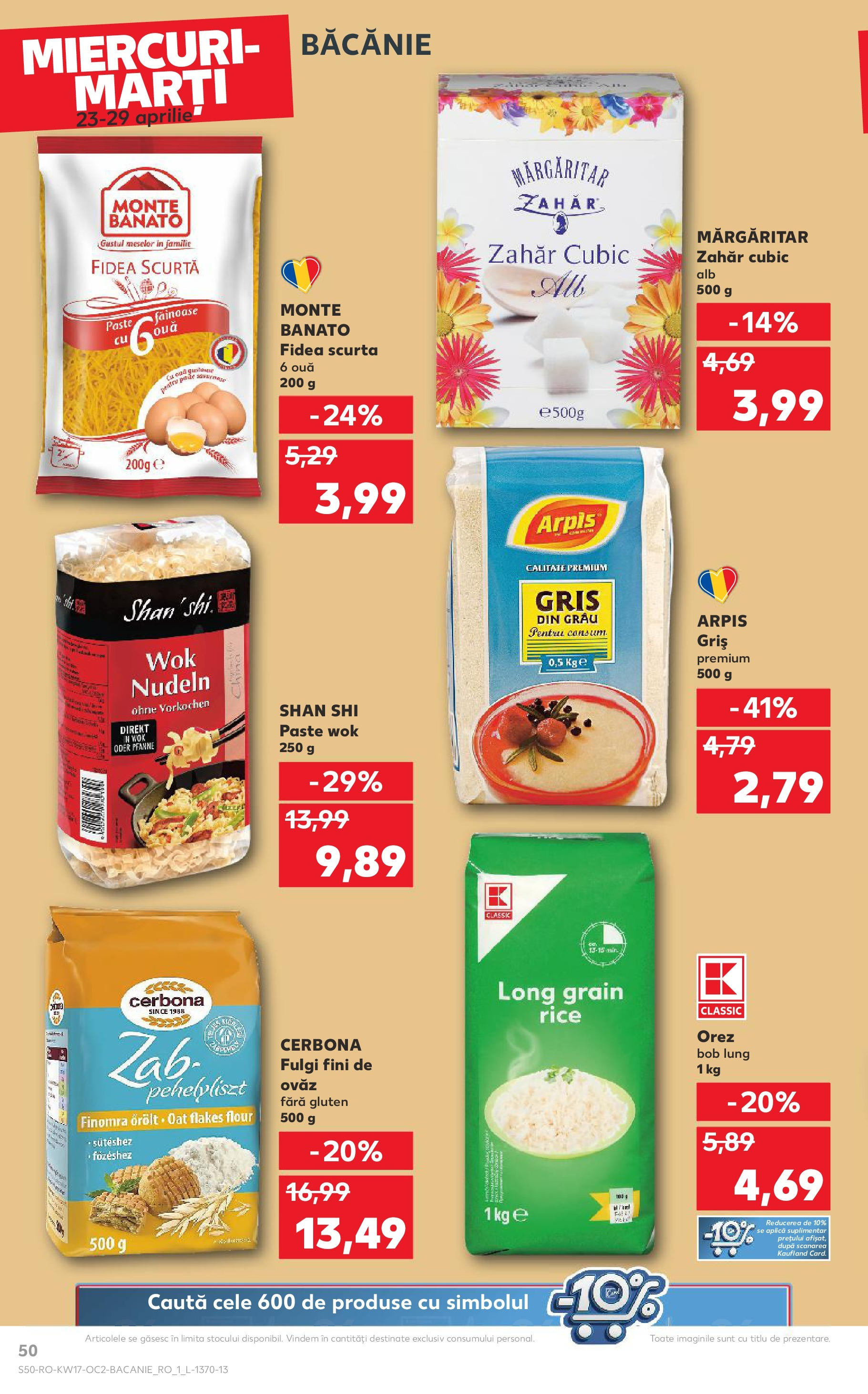 kaufland - Catalog Kaufland valabil din 23.04. - 29.04. - page: 50 kaufland - Catalog Kaufland valabil din 23.04. - 29.04. - page: 50