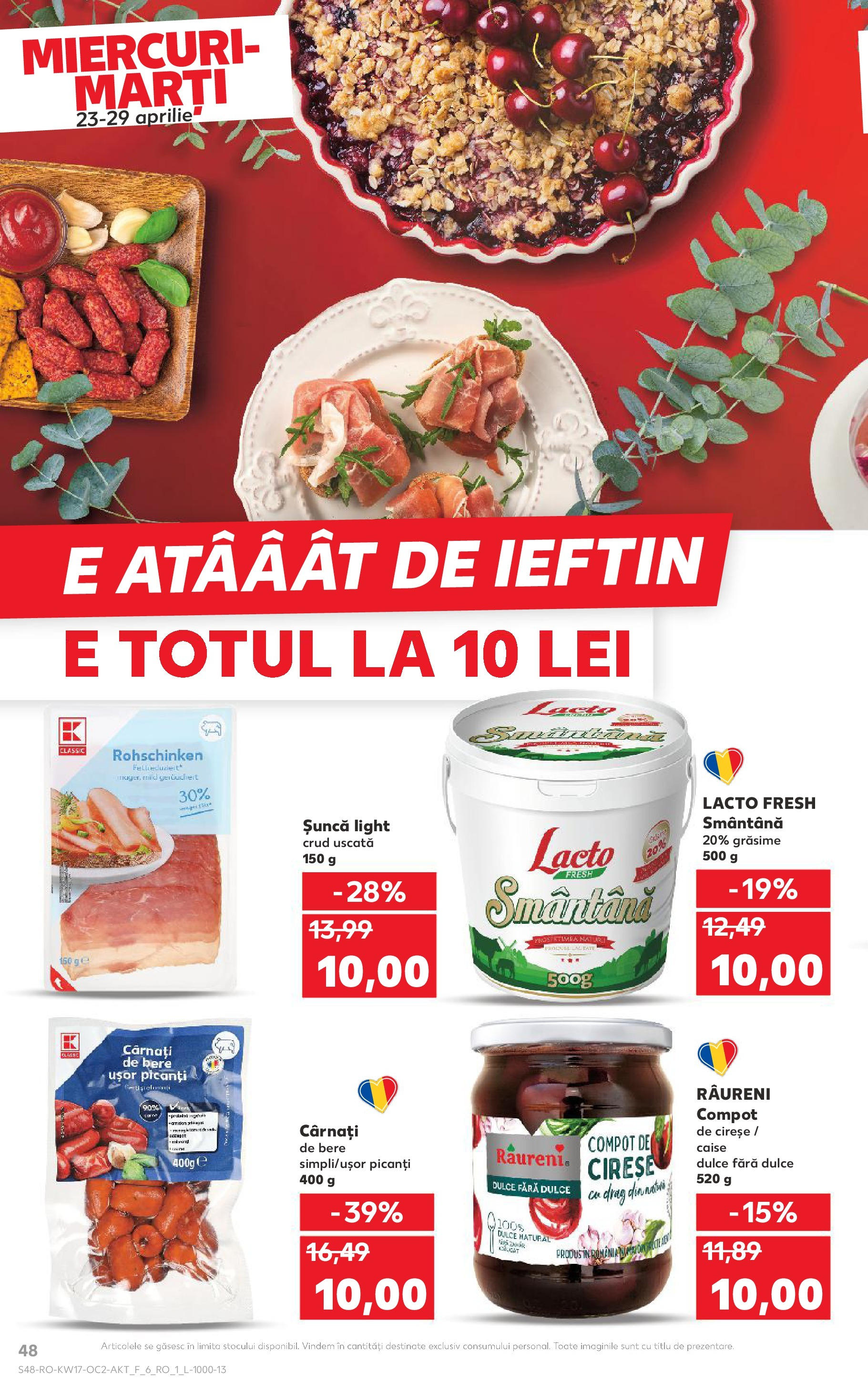 kaufland - Catalog Kaufland valabil din 23.04. - 29.04. - page: 48 kaufland - Catalog Kaufland valabil din 23.04. - 29.04. - page: 48