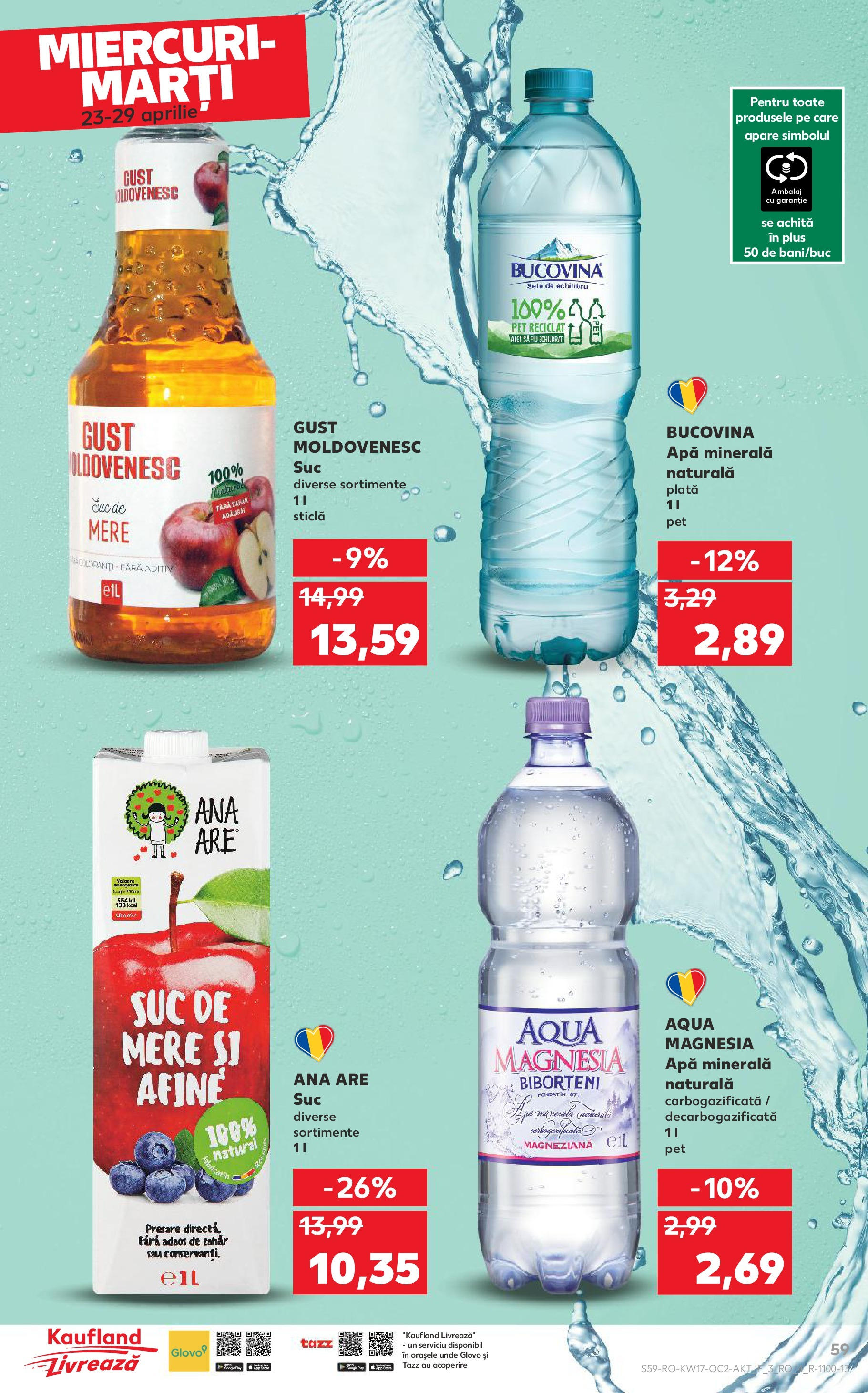 kaufland - Catalog Kaufland valabil din 23.04. - 29.04. - page: 59 kaufland - Catalog Kaufland valabil din 23.04. - 29.04. - page: 59