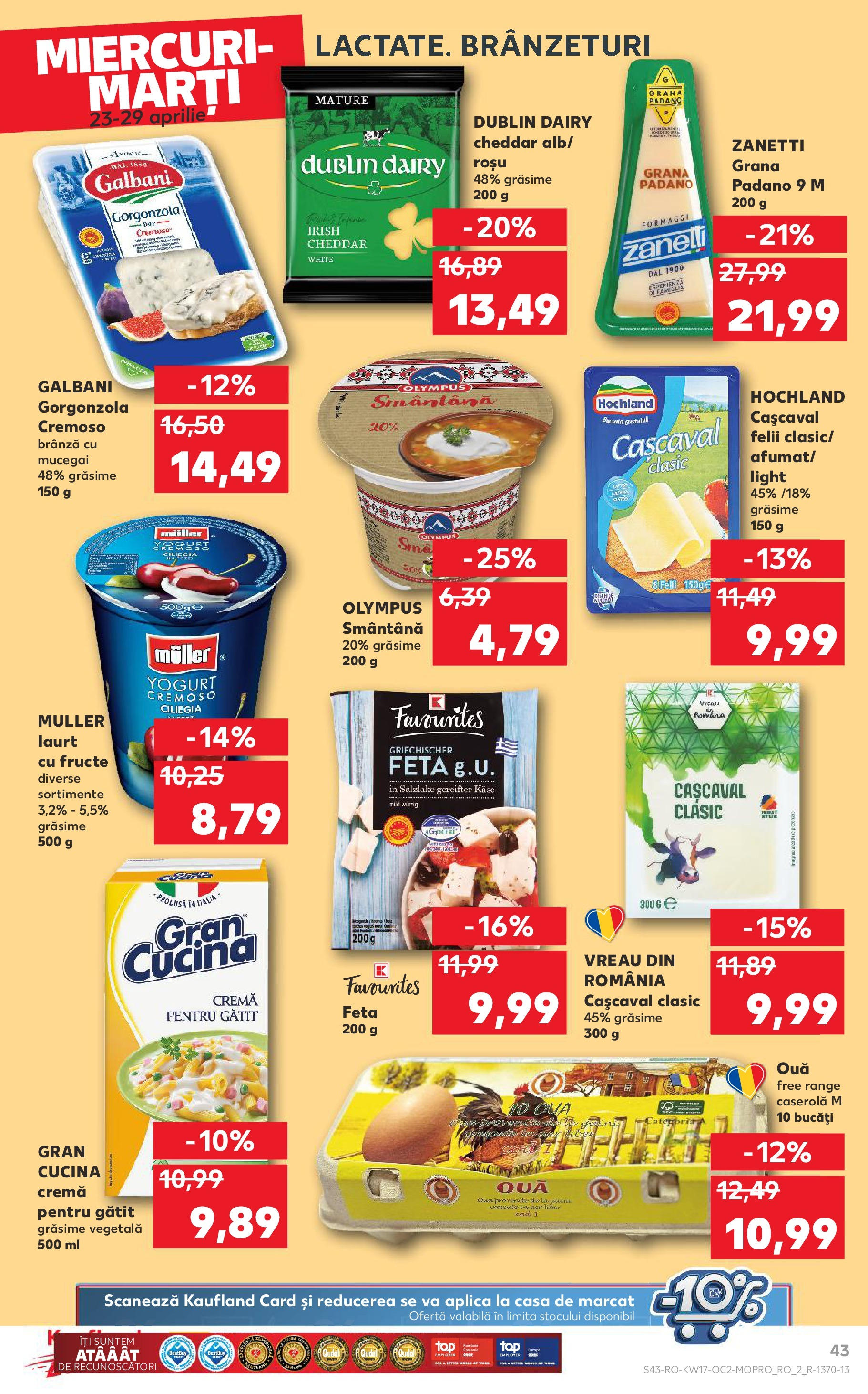 kaufland - Catalog Kaufland valabil din 23.04. - 29.04. - page: 43 kaufland - Catalog Kaufland valabil din 23.04. - 29.04. - page: 43