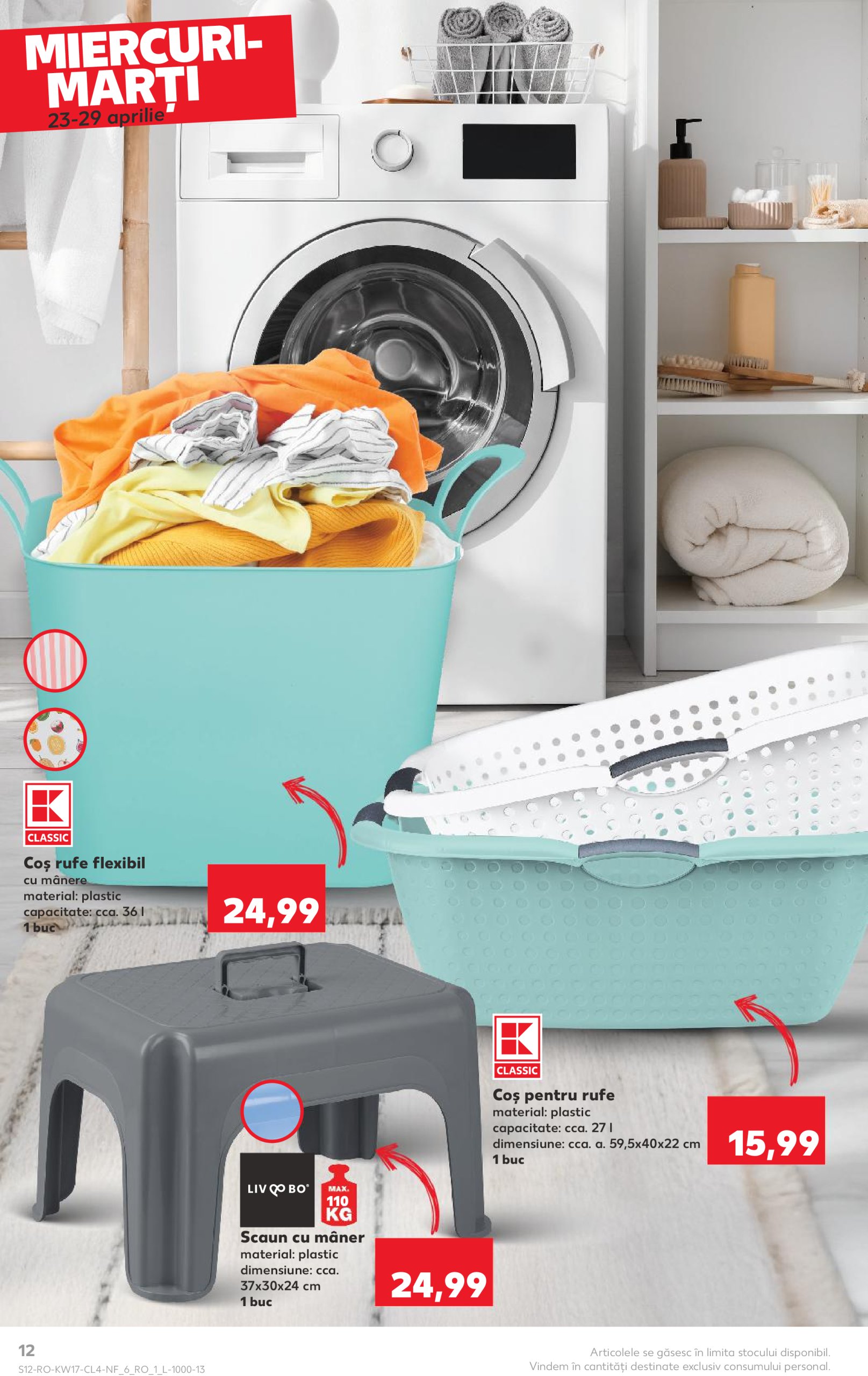 kaufland - Catalog Kaufland - Nonfood valabil din 23.04. - 29.04. - page: 12