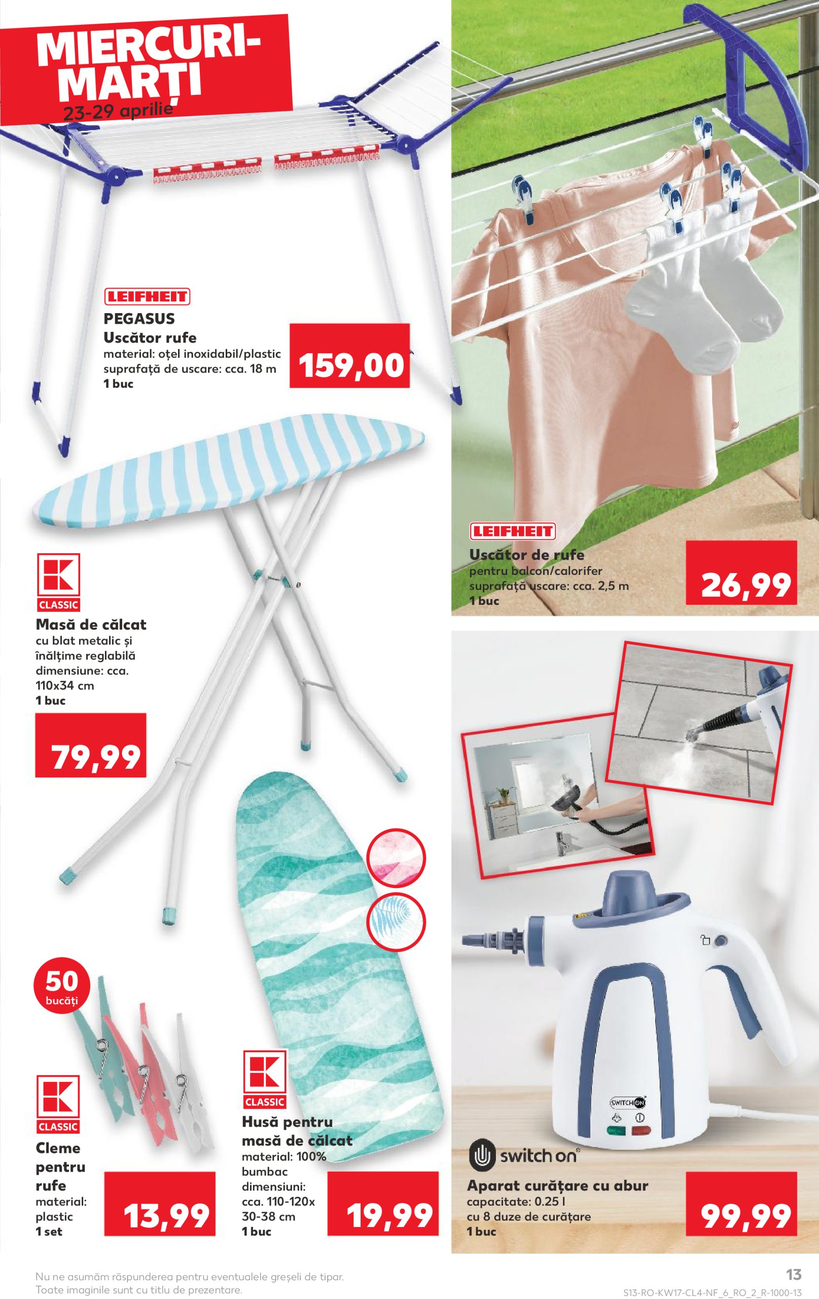 kaufland - Catalog Kaufland - Nonfood valabil din 23.04. - 29.04. - page: 13