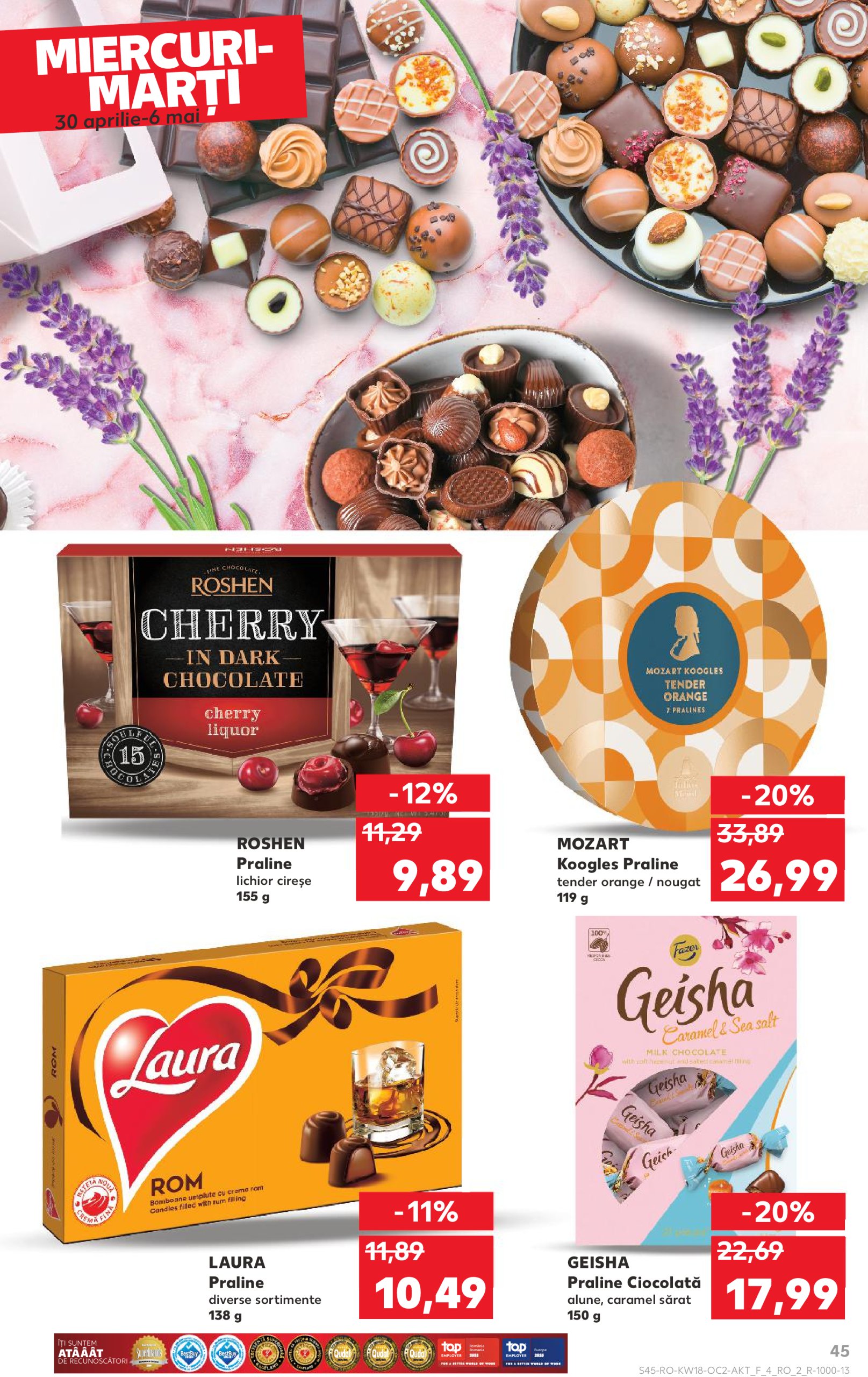 kaufland - Catalog Kaufland valabil din 30.04. - 06.05. - page: 45 kaufland - Catalog Kaufland valabil din 30.04. - 06.05. - page: 45