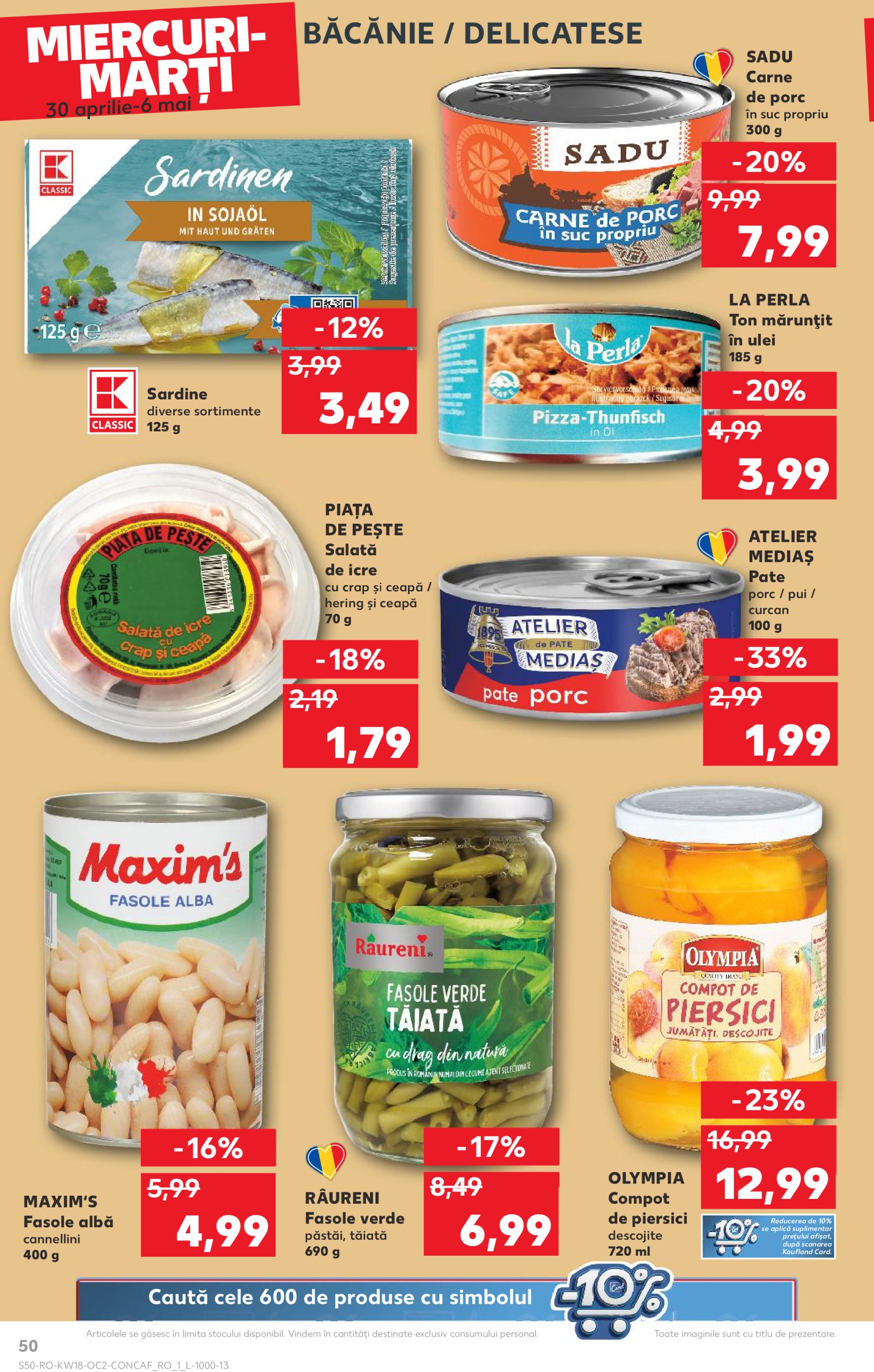 kaufland - Catalog Kaufland valabil din 30.04. - 06.05. - page: 50 kaufland - Catalog Kaufland valabil din 30.04. - 06.05. - page: 50