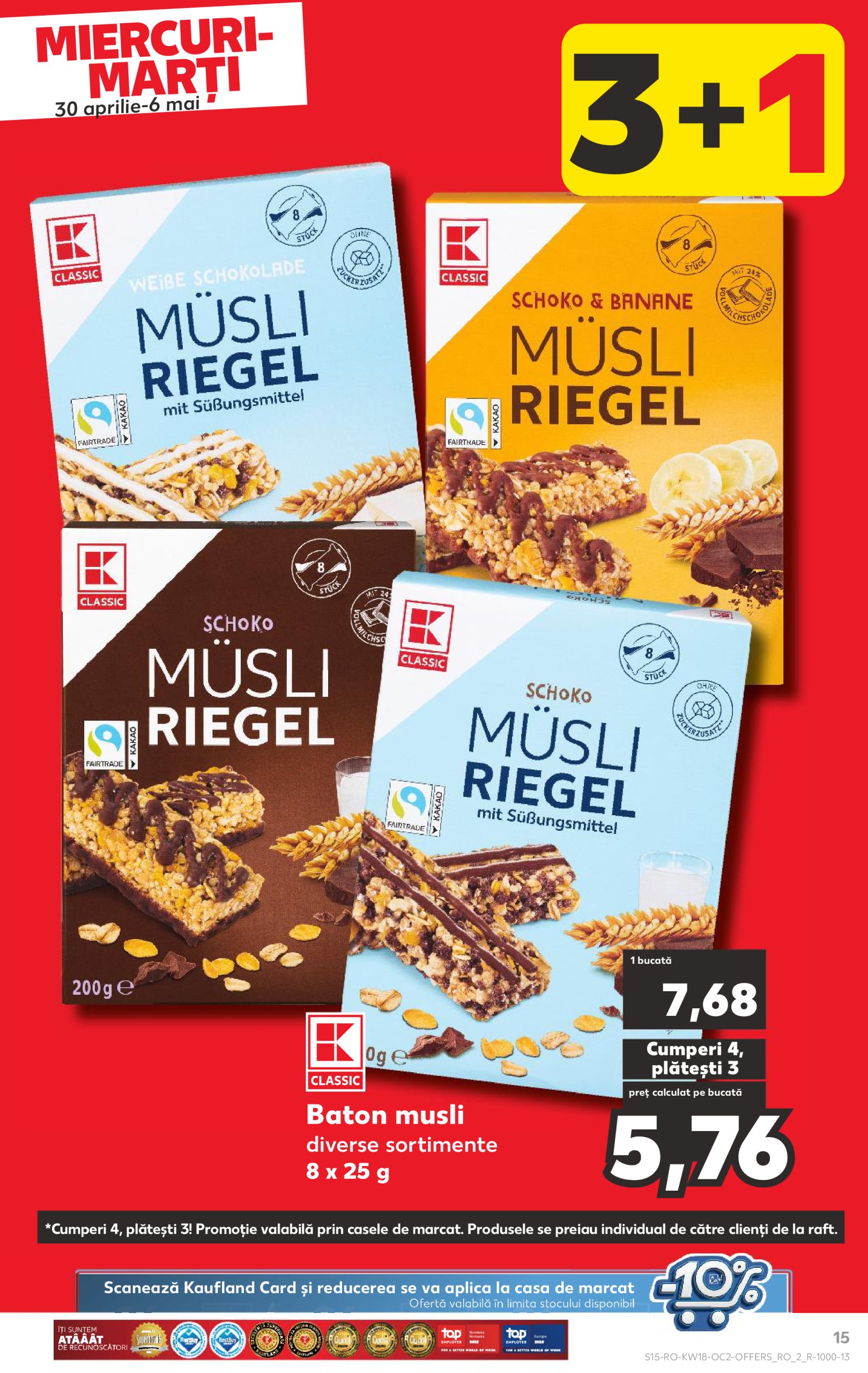 kaufland - Catalog Kaufland valabil din 30.04. - 06.05. - page: 15 kaufland - Catalog Kaufland valabil din 30.04. - 06.05. - page: 15