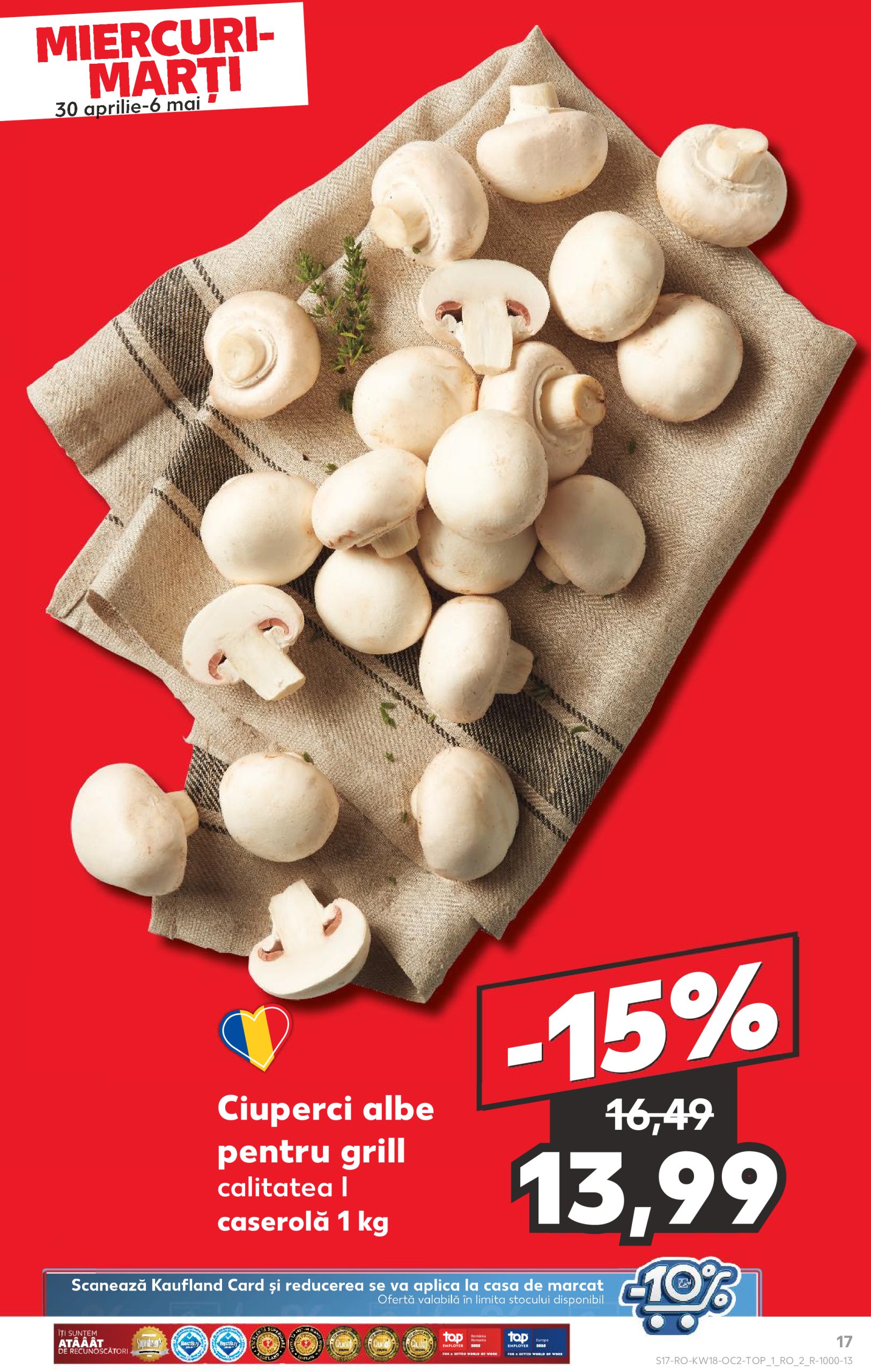 kaufland - Catalog Kaufland valabil din 30.04. - 06.05. - page: 17 kaufland - Catalog Kaufland valabil din 30.04. - 06.05. - page: 17
