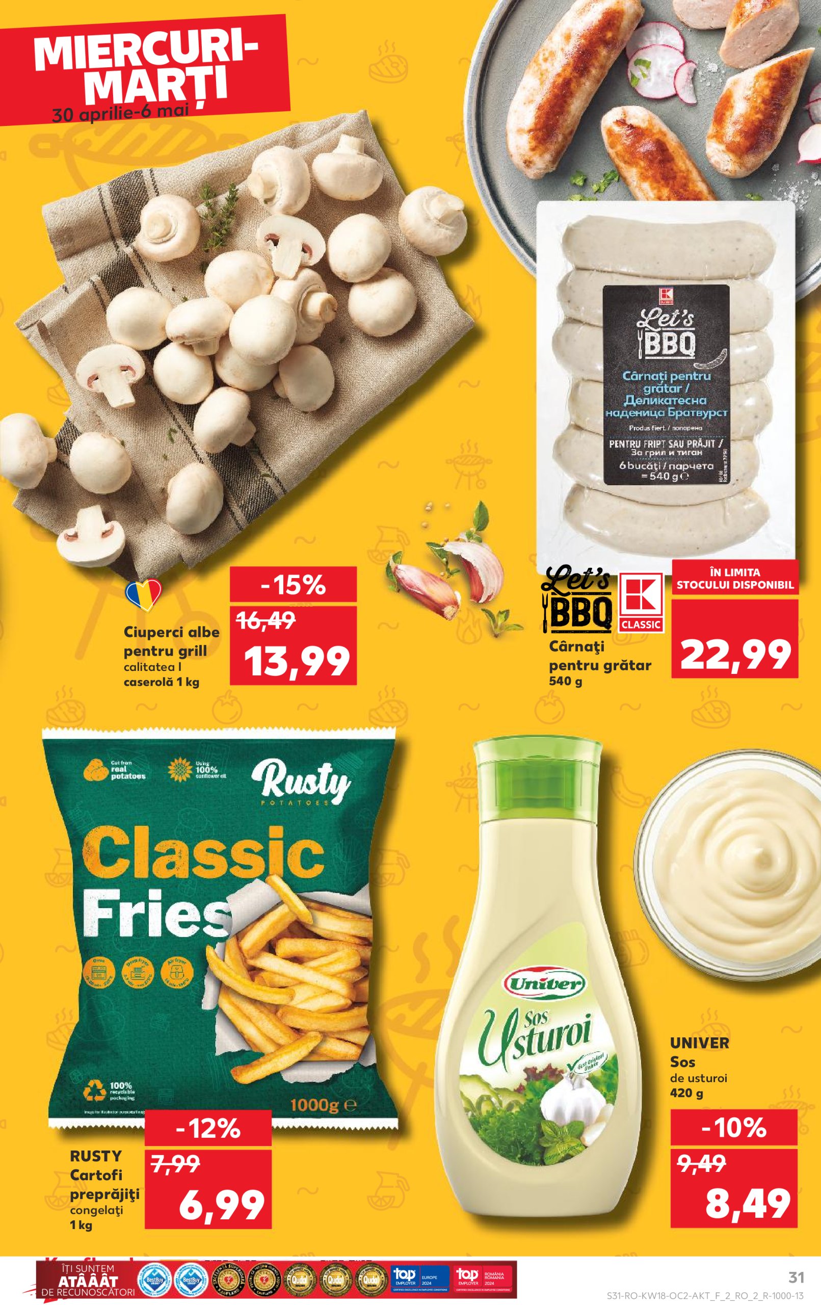 kaufland - Catalog Kaufland valabil din 30.04. - 06.05. - page: 31 kaufland - Catalog Kaufland valabil din 30.04. - 06.05. - page: 31