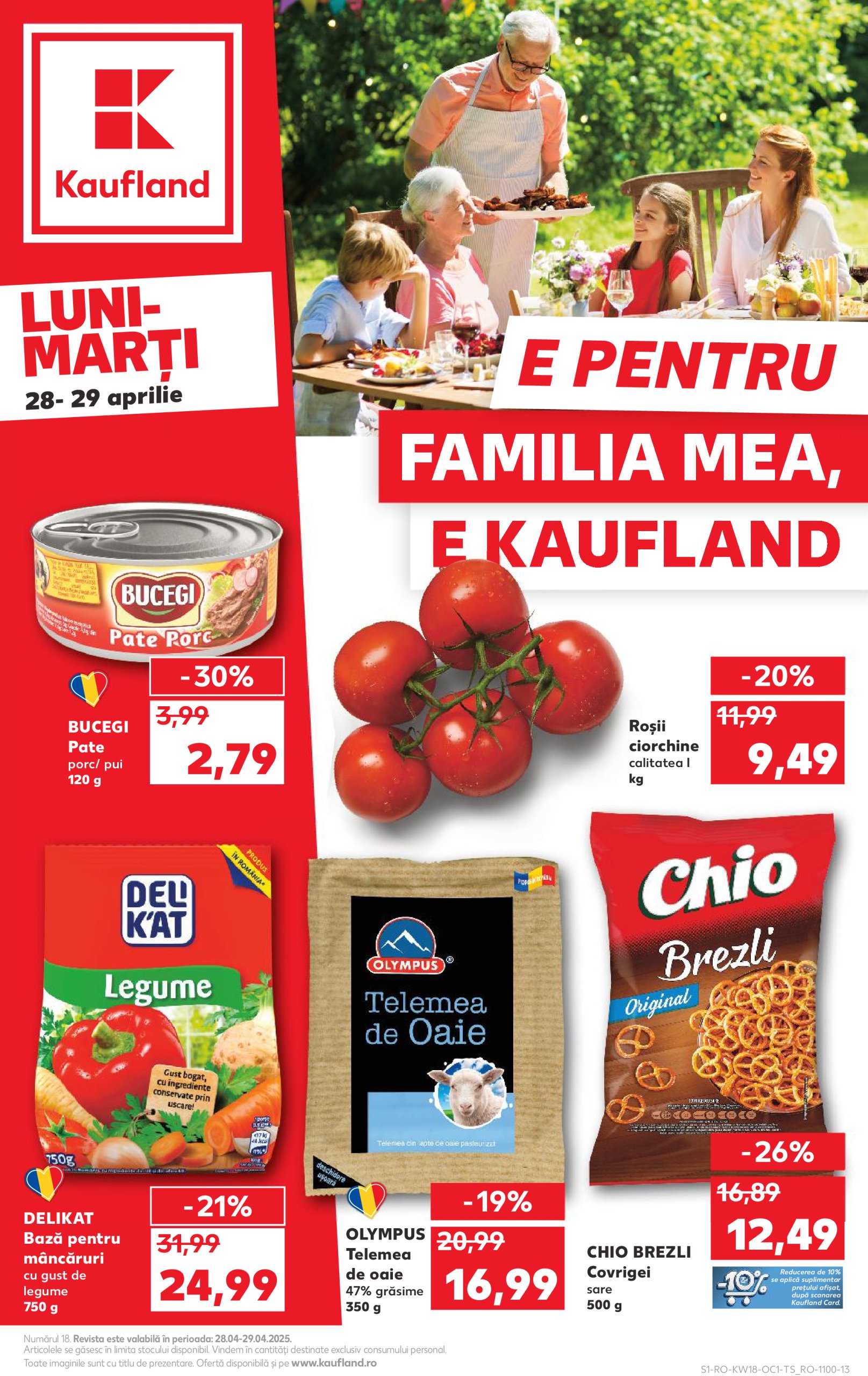 kaufland - Catalog Kaufland - Luni-Marți valabil din 28.04. - 29.04.