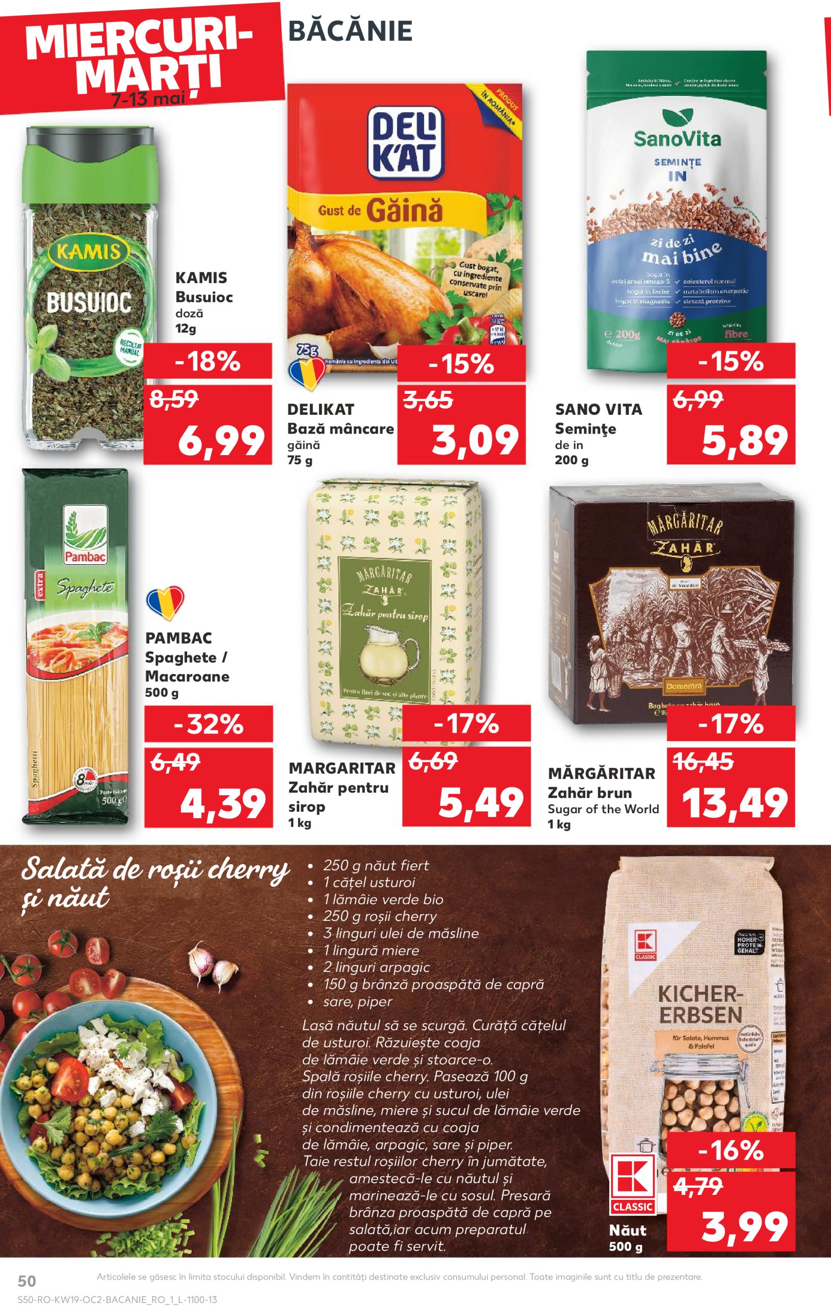 kaufland - Catalog Kaufland valabil din 07.05. - 13.05. - page: 50 kaufland - Catalog Kaufland valabil din 07.05. - 13.05. - page: 50
