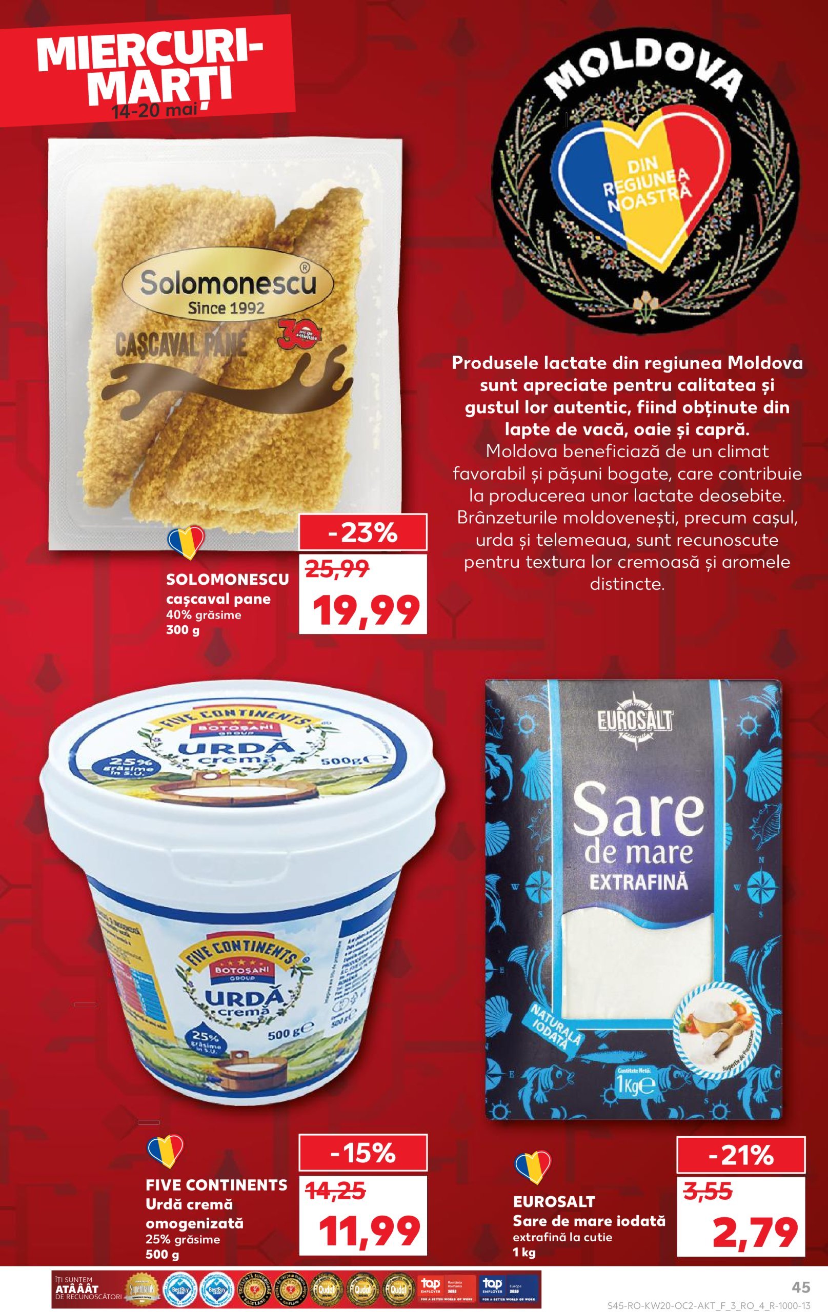 kaufland - Catalog Kaufland valabil din 14.05. - 20.05. - page: 45 kaufland - Catalog Kaufland valabil din 14.05. - 20.05. - page: 45