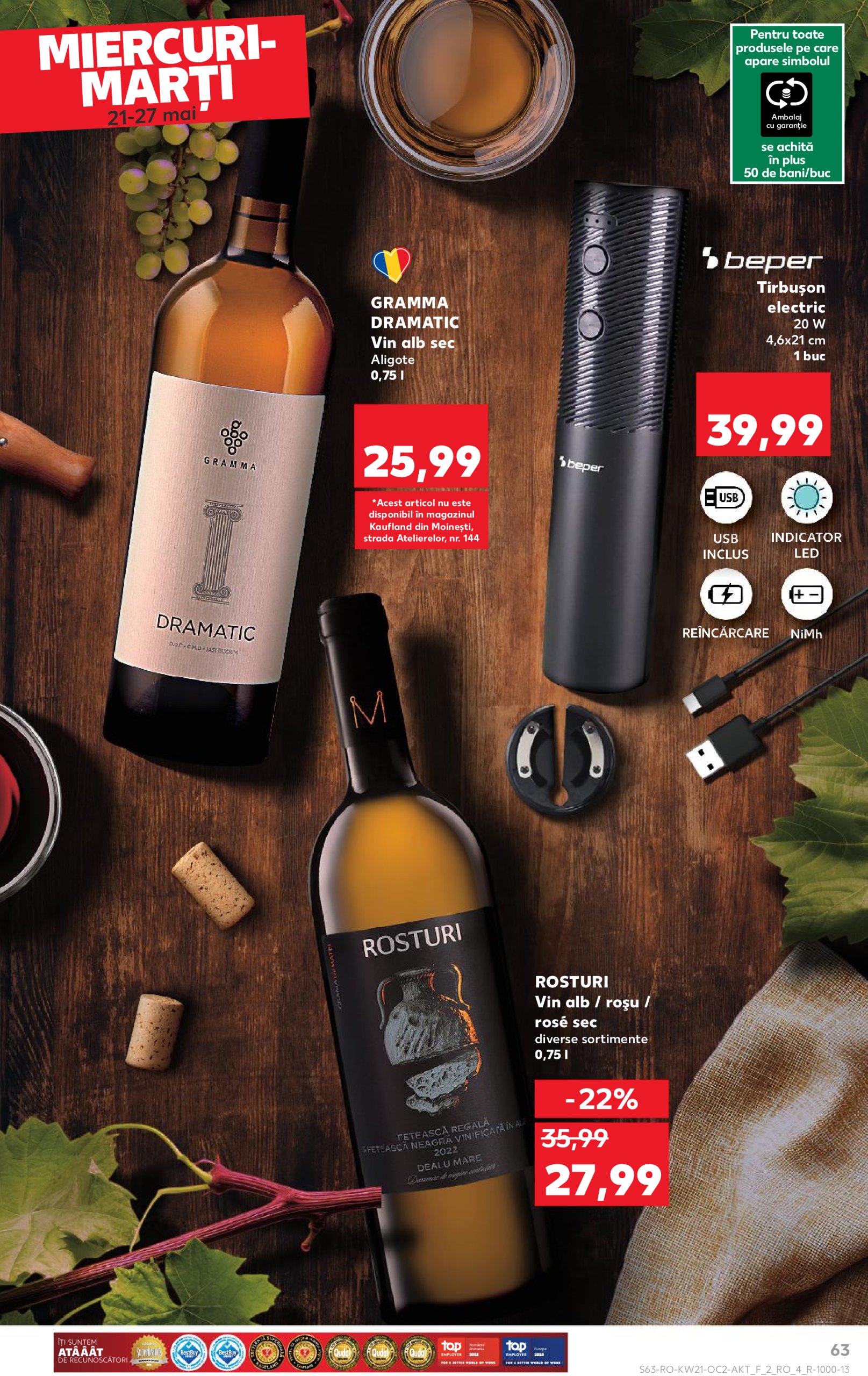 kaufland - Catalog Kaufland valabil din 21.05. - 27.05. - page: 63 kaufland - Catalog Kaufland valabil din 21.05. - 27.05. - page: 63