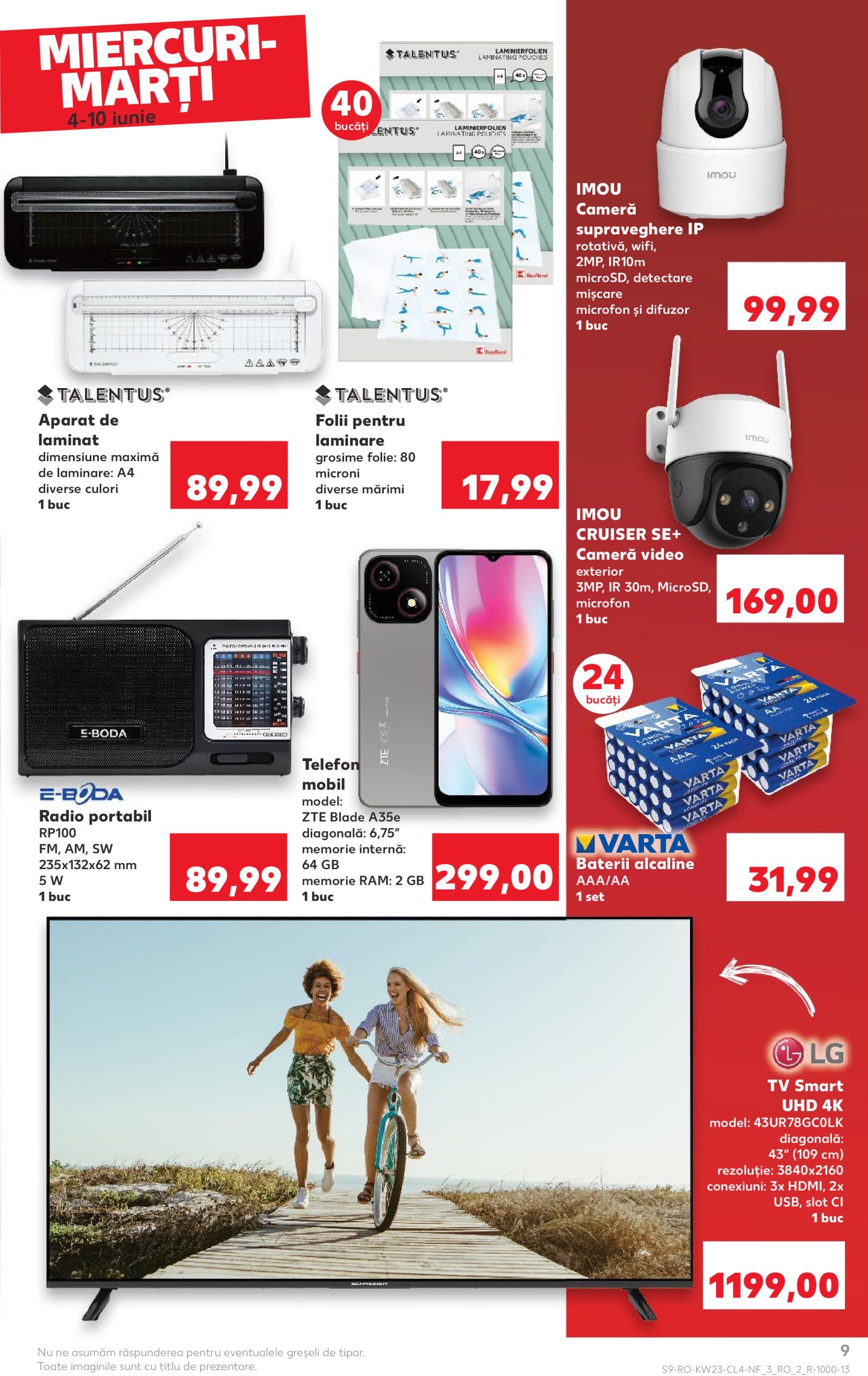 kaufland - Catalog Kaufland - Miercuri - Marți valabil din 04.06. - 10.06. - page: 9