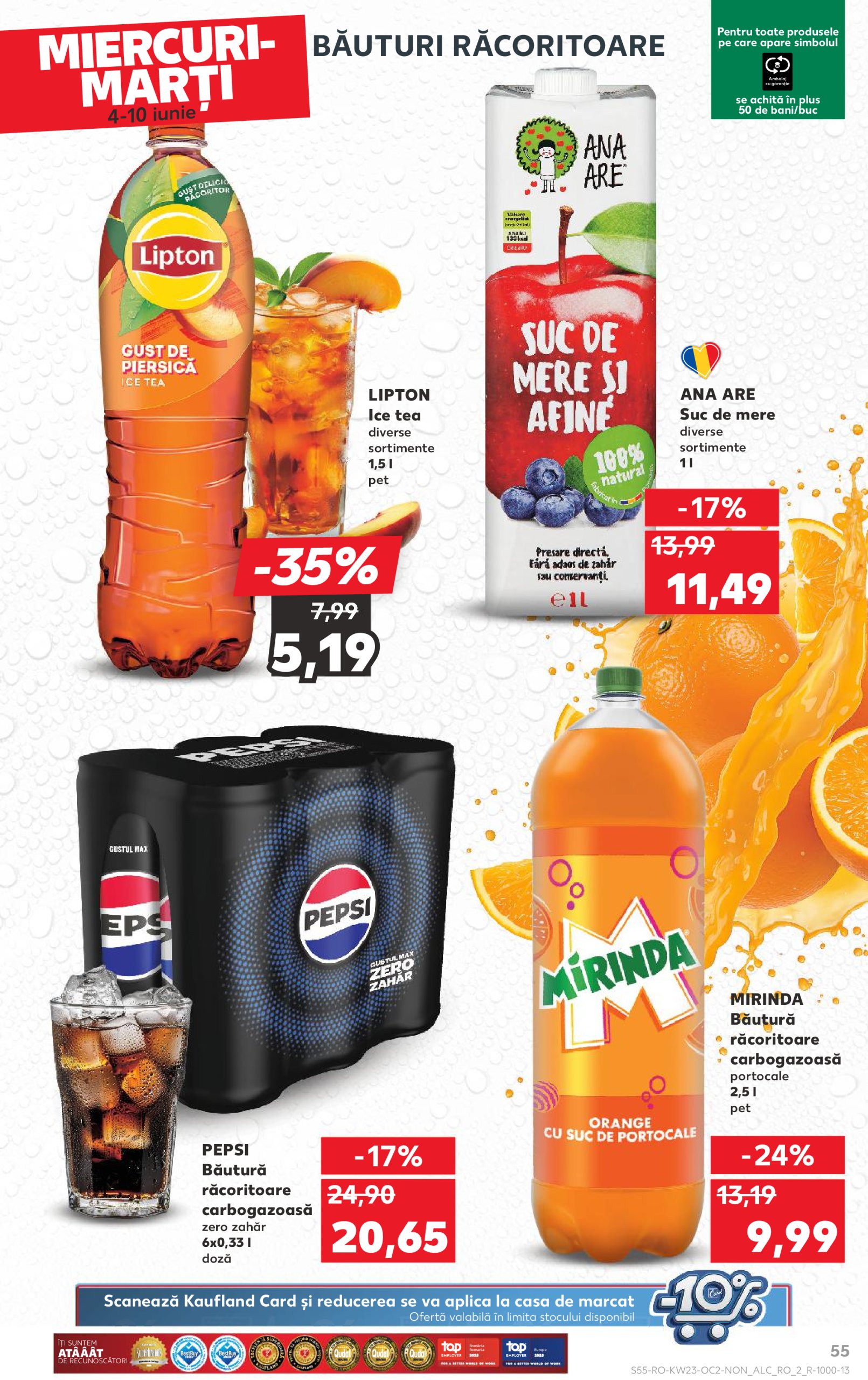 kaufland - Catalog Kaufland valabil din 04.06. - 10.06. - page: 55 kaufland - Catalog Kaufland valabil din 04.06. - 10.06. - page: 55