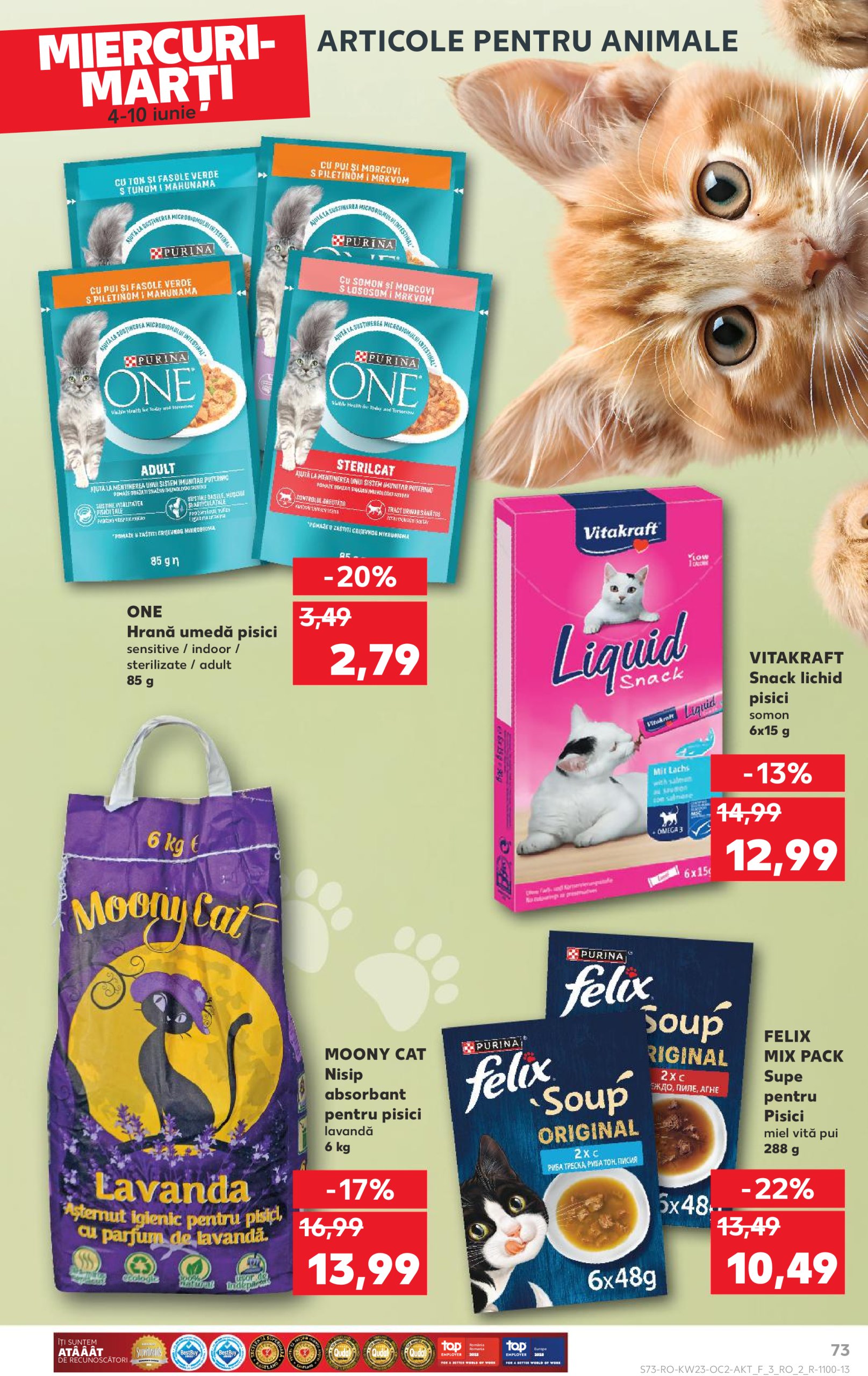 kaufland - Catalog Kaufland valabil din 04.06. - 10.06. - page: 73 kaufland - Catalog Kaufland valabil din 04.06. - 10.06. - page: 73
