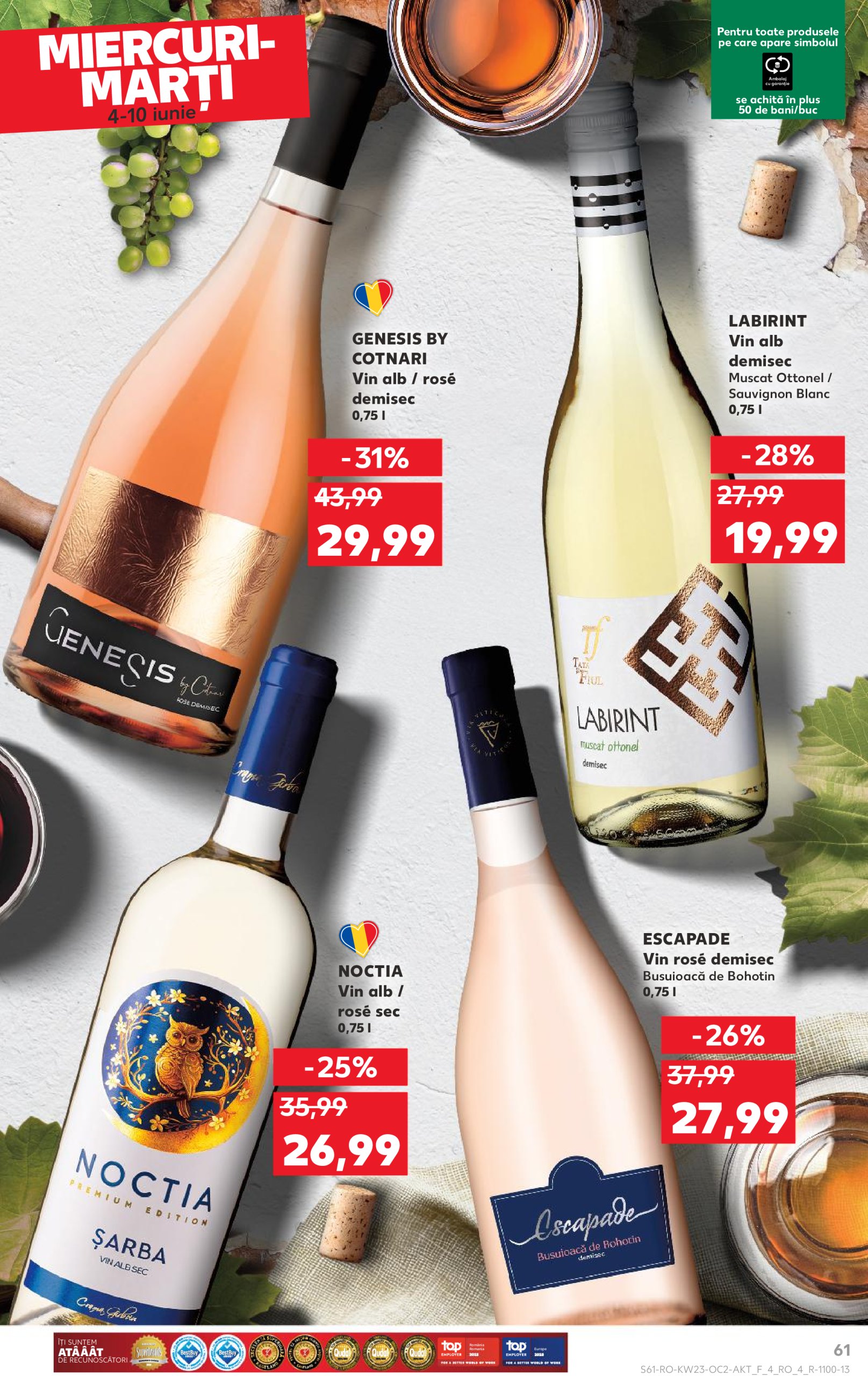 kaufland - Catalog Kaufland valabil din 04.06. - 10.06. - page: 61 kaufland - Catalog Kaufland valabil din 04.06. - 10.06. - page: 61