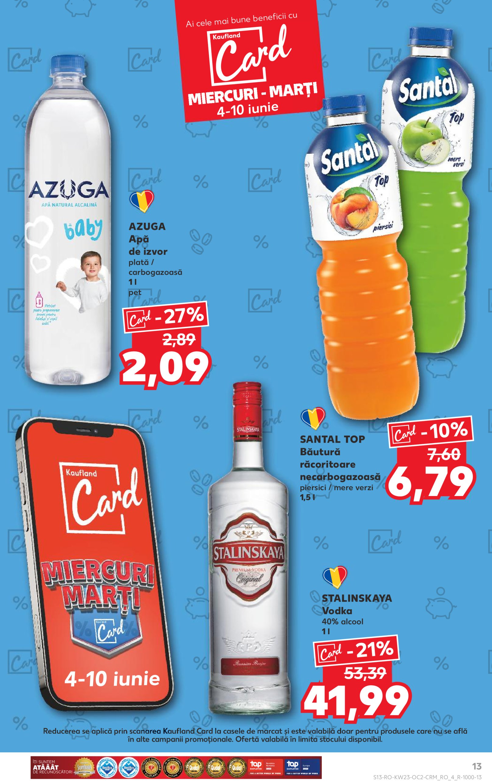 kaufland - Catalog Kaufland valabil din 04.06. - 10.06. - page: 13 kaufland - Catalog Kaufland valabil din 04.06. - 10.06. - page: 13