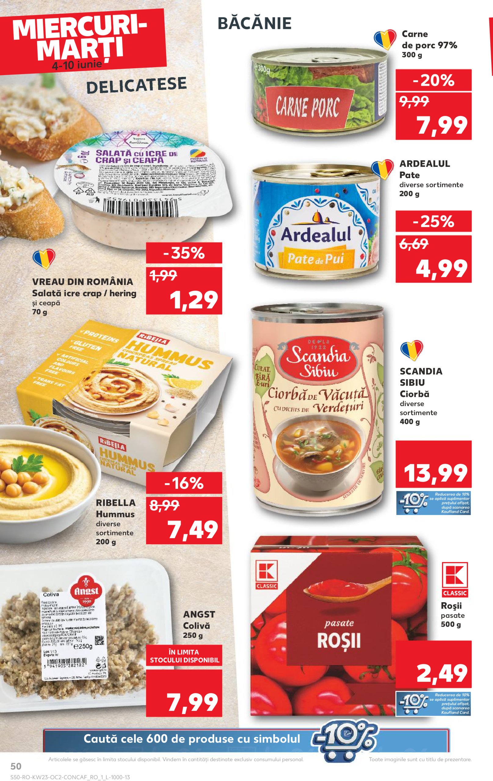 kaufland - Catalog Kaufland valabil din 04.06. - 10.06. - page: 50 kaufland - Catalog Kaufland valabil din 04.06. - 10.06. - page: 50