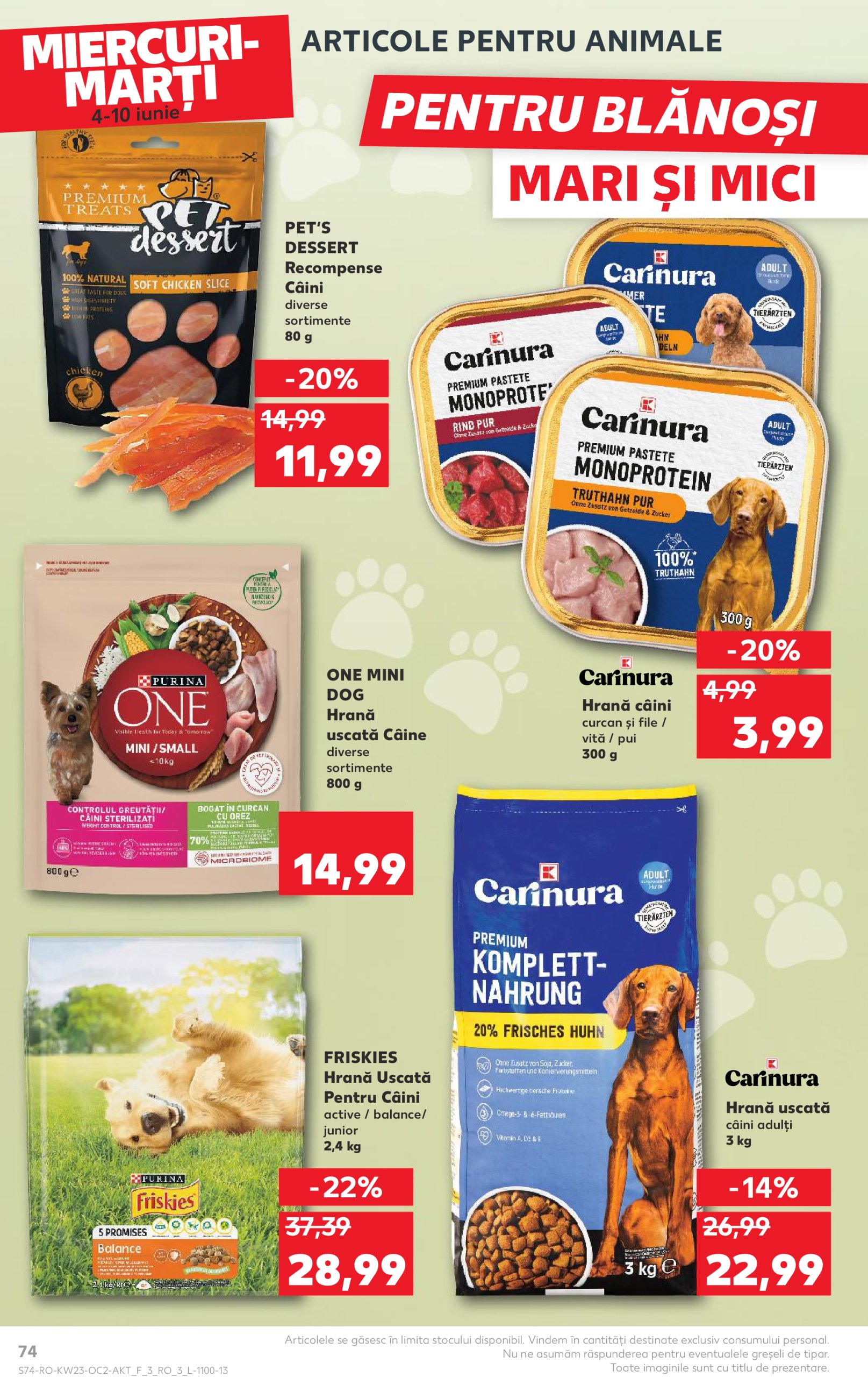 kaufland - Catalog Kaufland valabil din 04.06. - 10.06. - page: 74 kaufland - Catalog Kaufland valabil din 04.06. - 10.06. - page: 74