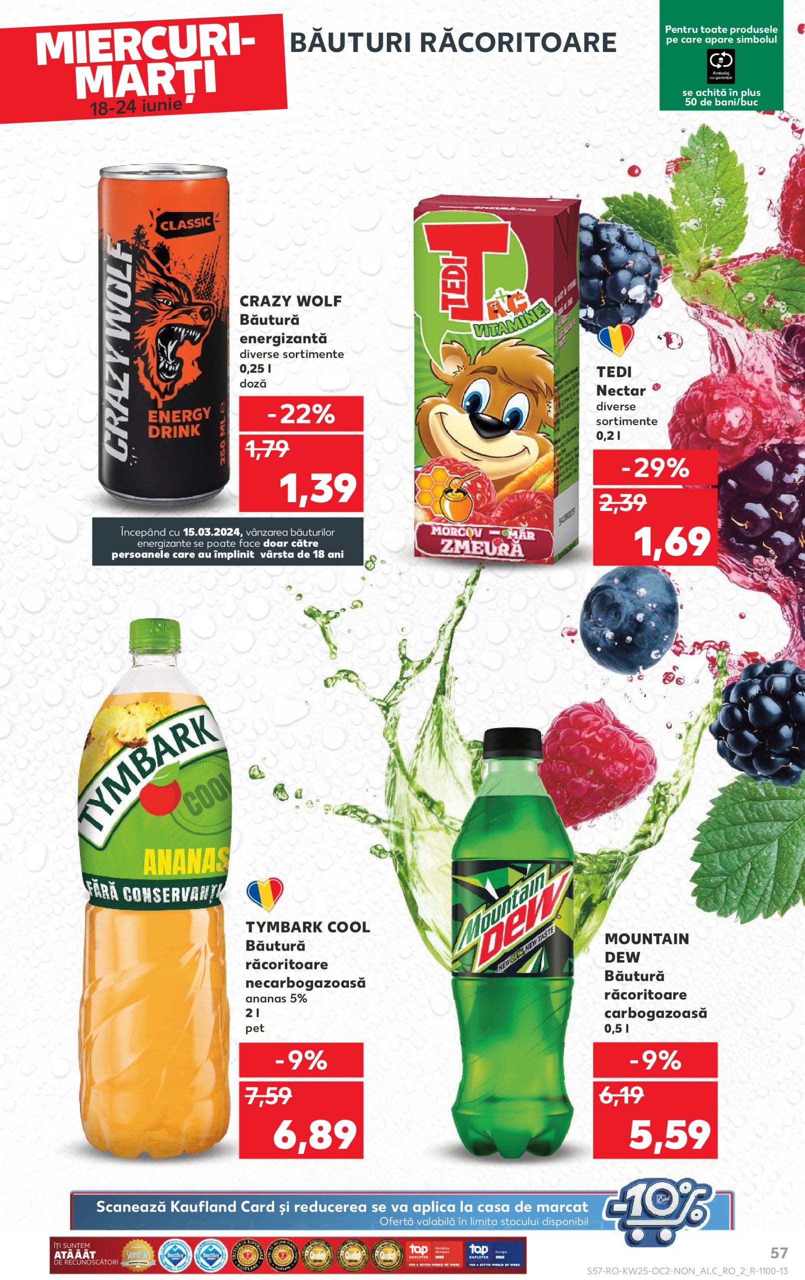 kaufland - Catalog Kaufland valabil din 18.06. până pe 24.06. - page: 57 kaufland - Catalog Kaufland valabil din 18.06. până pe 24.06. - page: 57