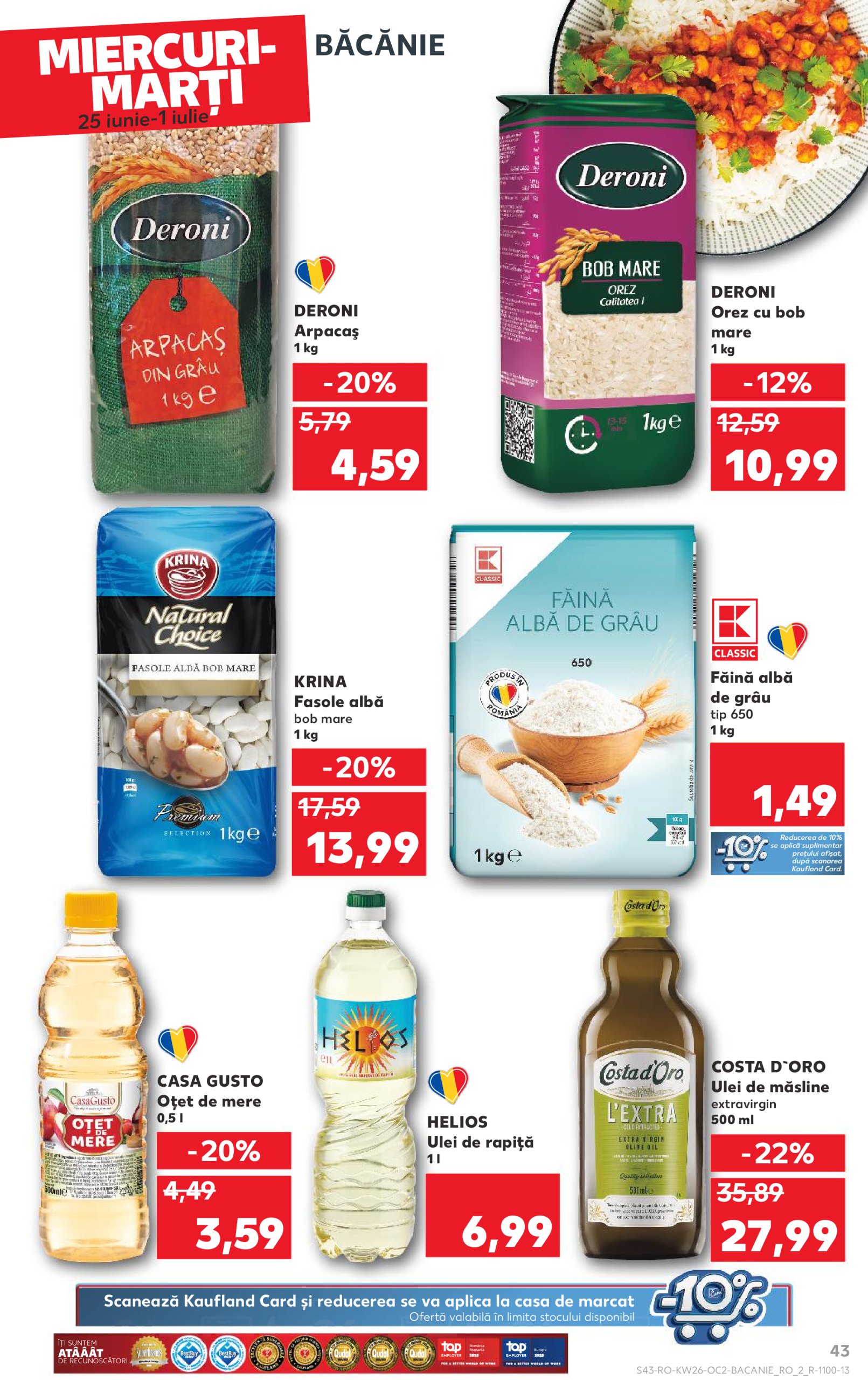 kaufland - Catalog Kaufland valabil din 25.06. până pe 01.07. - page: 43 kaufland - Catalog Kaufland valabil din 25.06. până pe 01.07. - page: 43