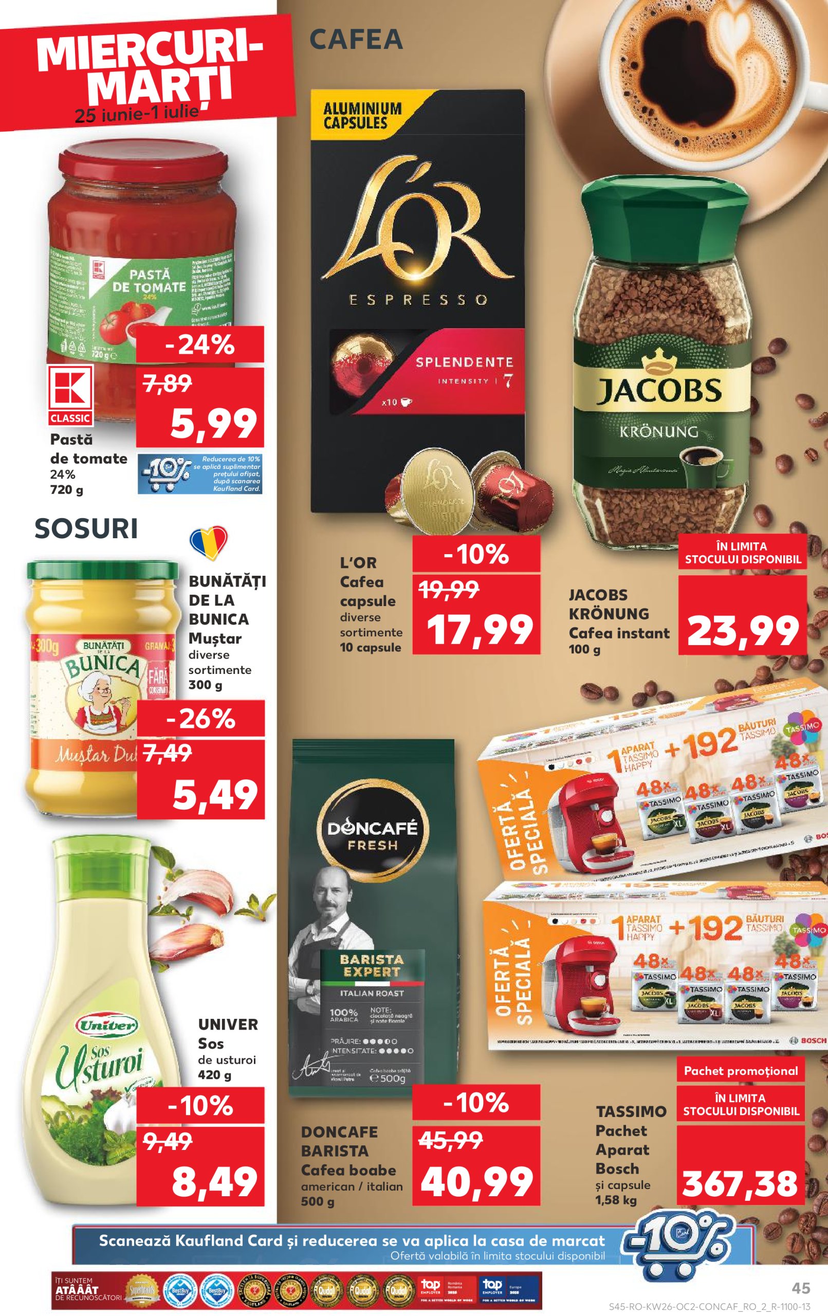 kaufland - Catalog Kaufland valabil din 25.06. până pe 01.07. - page: 45 kaufland - Catalog Kaufland valabil din 25.06. până pe 01.07. - page: 45