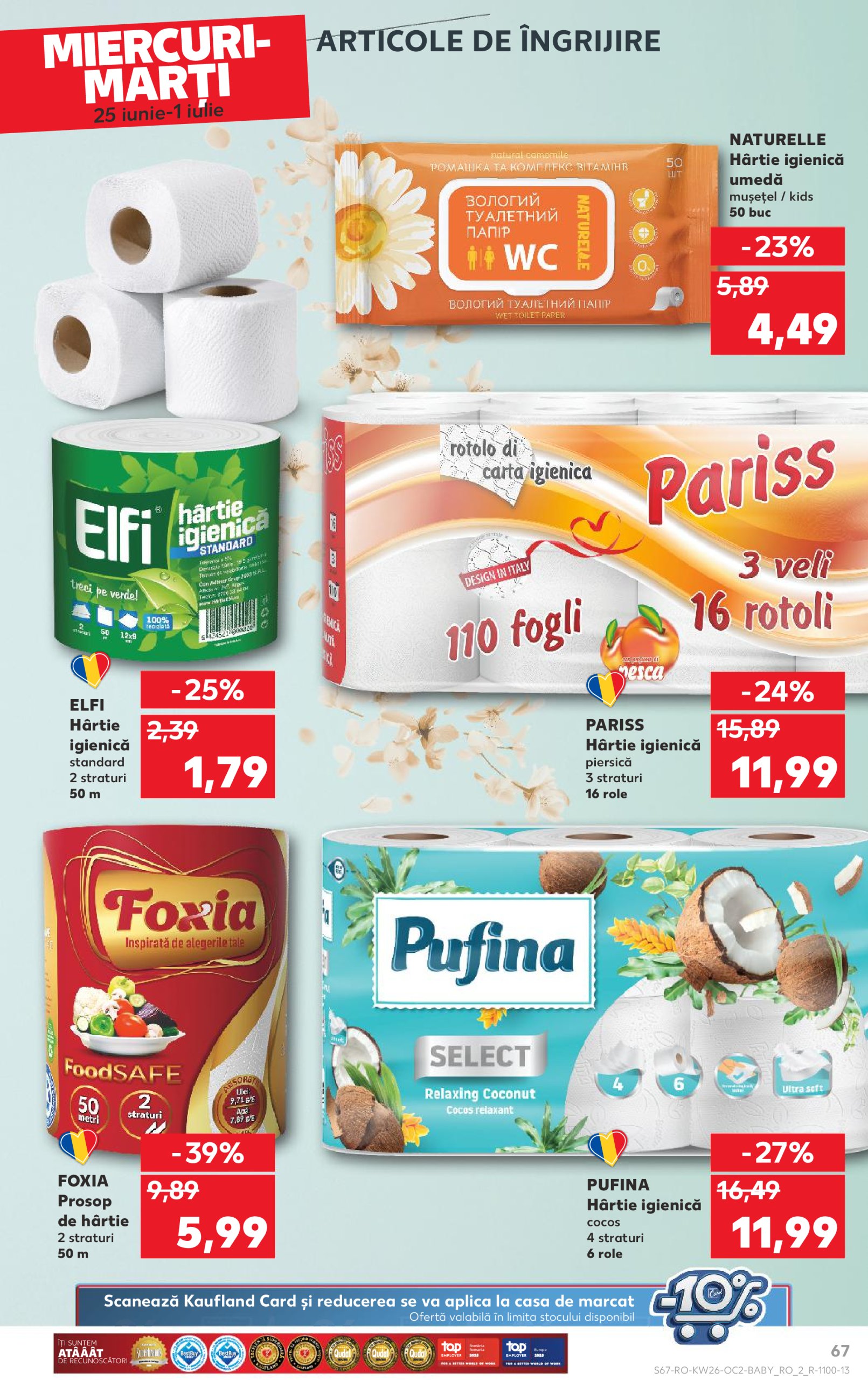 kaufland - Catalog Kaufland valabil din 25.06. până pe 01.07. - page: 67 kaufland - Catalog Kaufland valabil din 25.06. până pe 01.07. - page: 67