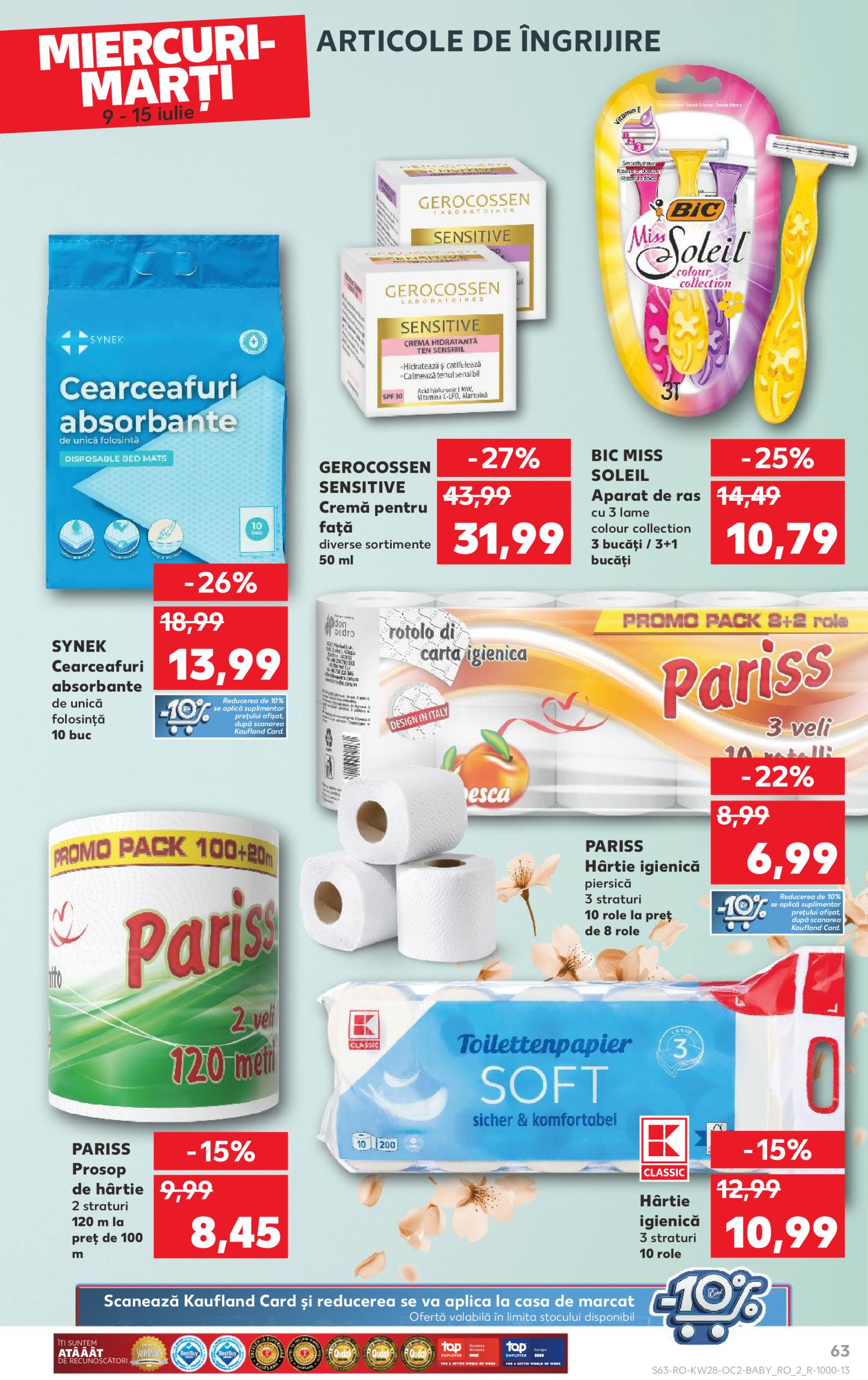 kaufland - Catalog Kaufland valabil din 09.07. până pe 15.07. - page: 63 kaufland - Catalog Kaufland valabil din 09.07. până pe 15.07. - page: 63