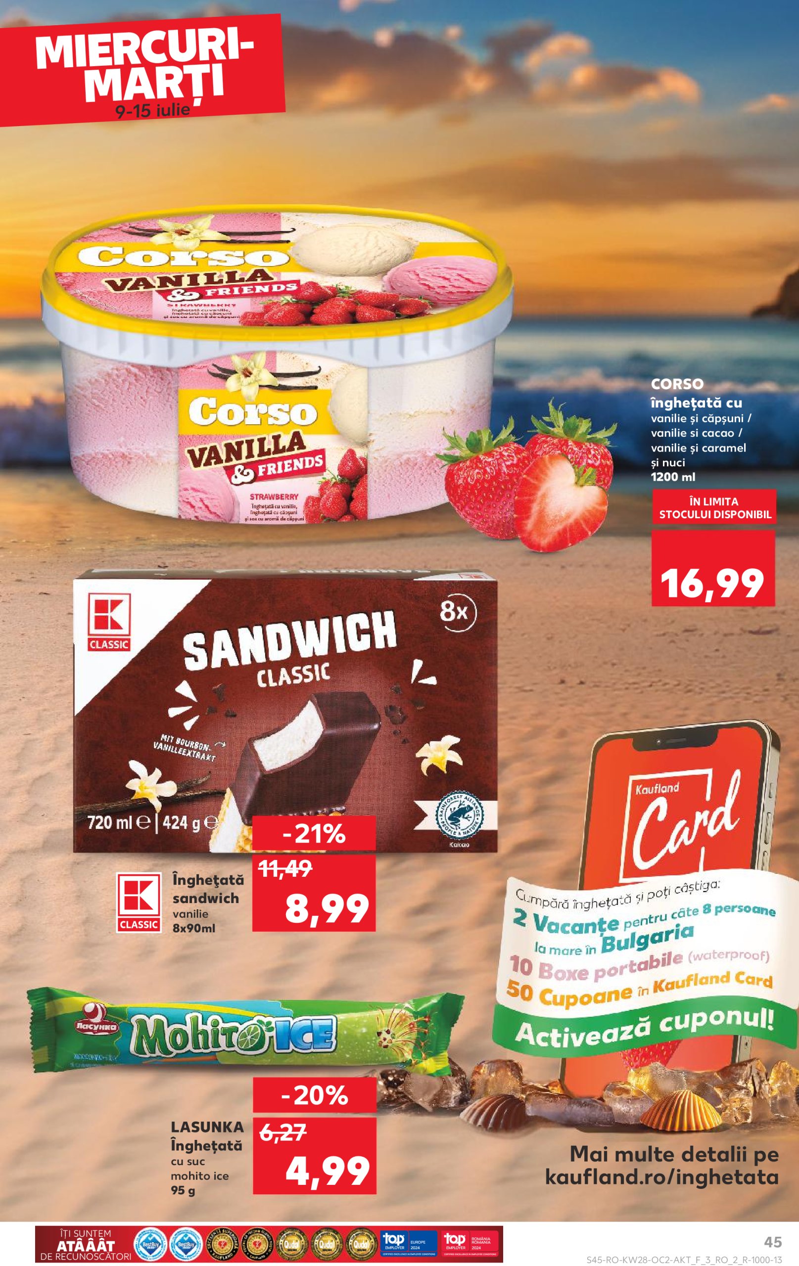 kaufland - Catalog Kaufland valabil din 09.07. până pe 15.07. - page: 45 kaufland - Catalog Kaufland valabil din 09.07. până pe 15.07. - page: 45