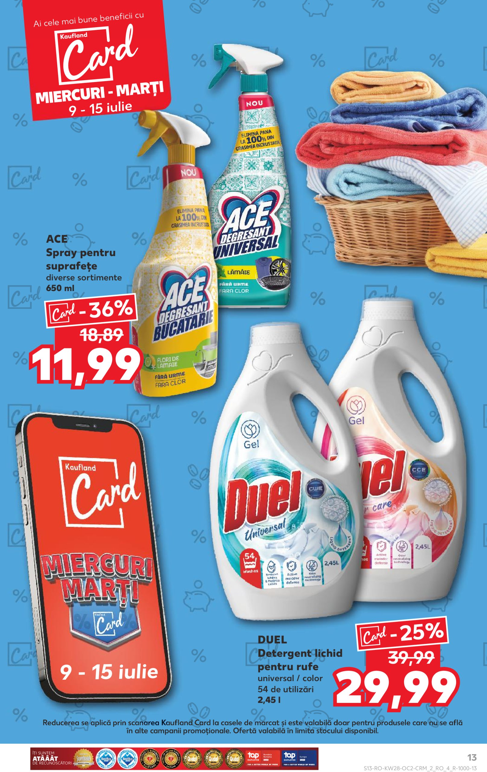 kaufland - Catalog Kaufland valabil din 09.07. până pe 15.07. - page: 13 kaufland - Catalog Kaufland valabil din 09.07. până pe 15.07. - page: 13