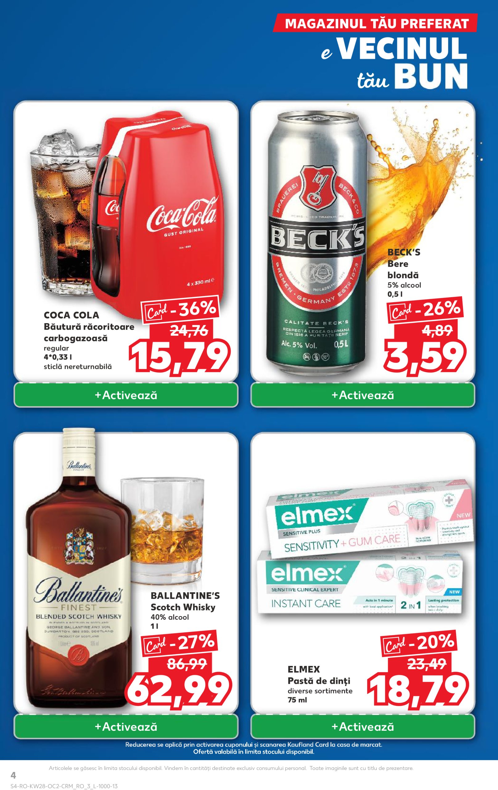 kaufland - Catalog Kaufland valabil din 09.07. până pe 15.07. - page: 4 kaufland - Catalog Kaufland valabil din 09.07. până pe 15.07. - page: 4