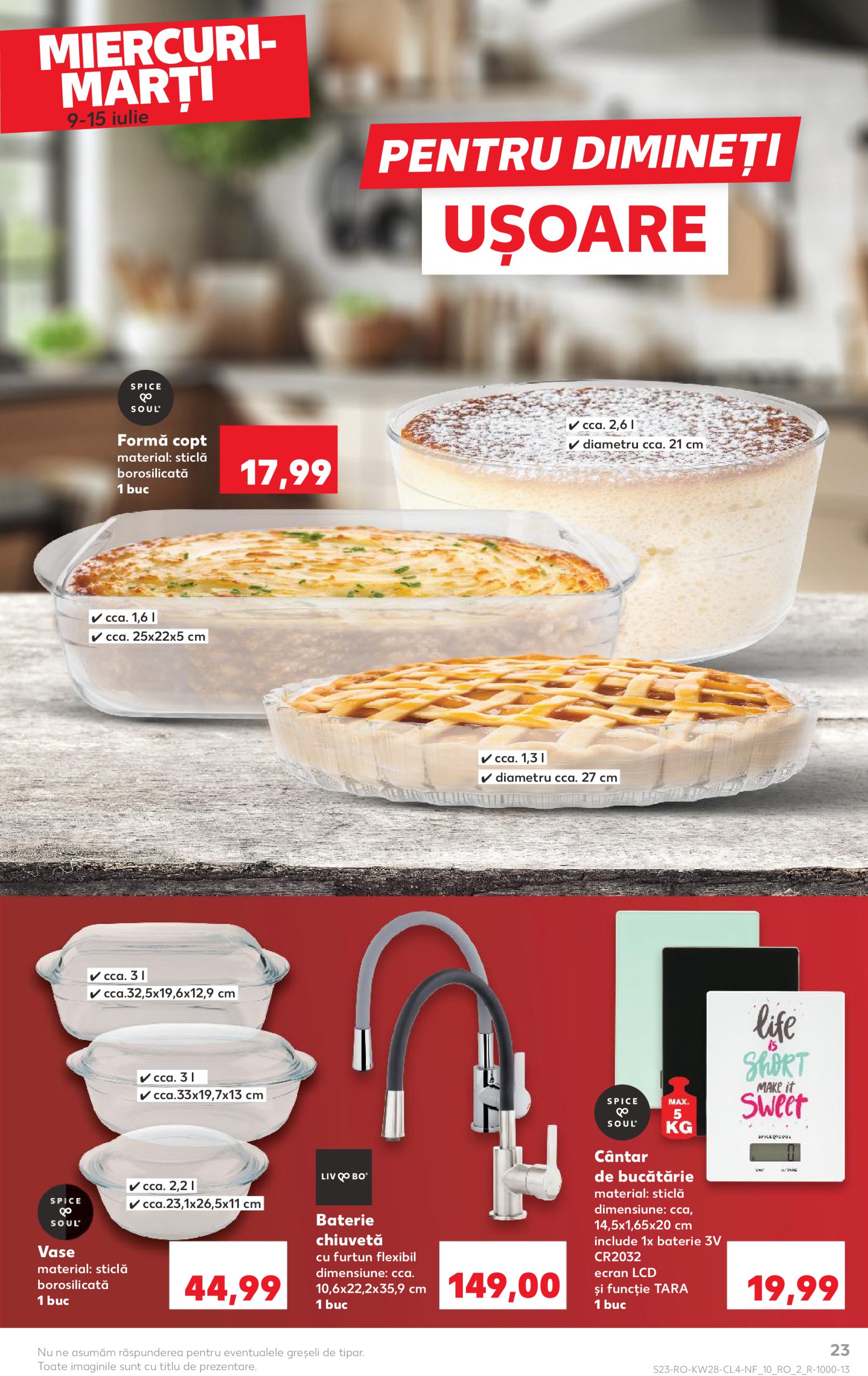 kaufland - Catalog Kaufland - Nonfood valabil din 09.07. până pe 15.07. - page: 23