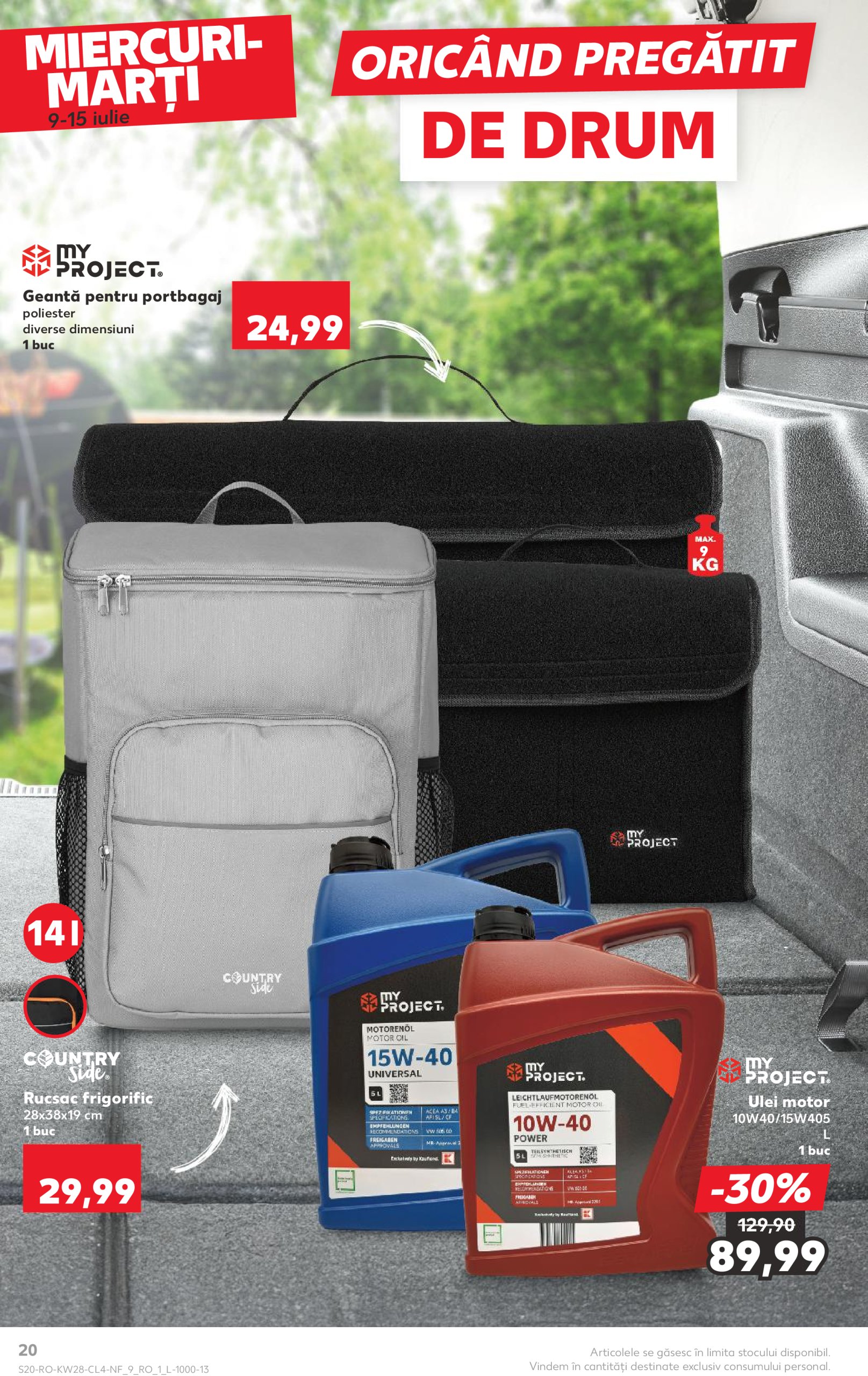 kaufland - Catalog Kaufland - Nonfood valabil din 09.07. până pe 15.07. - page: 20