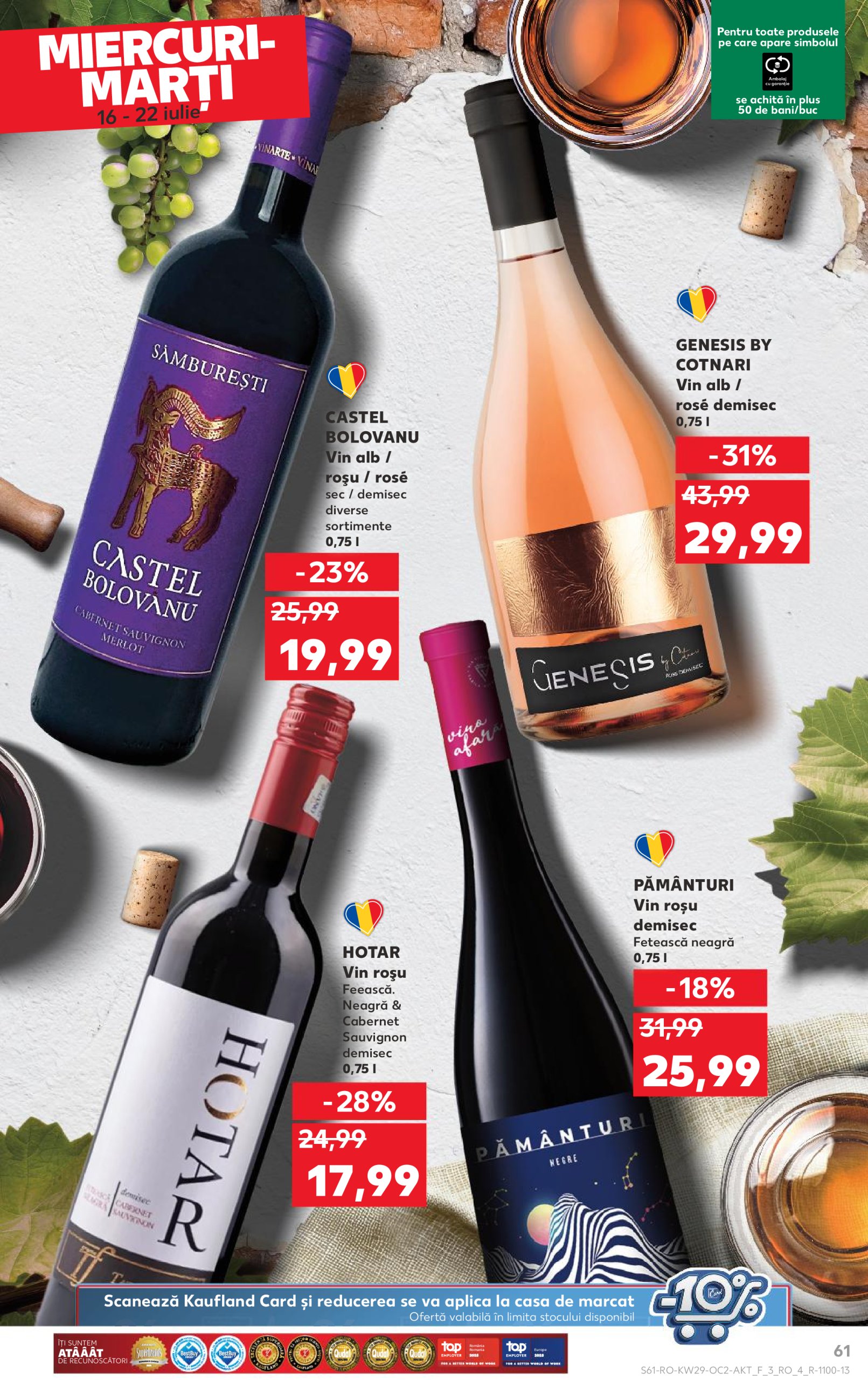 kaufland - Catalog Kaufland valabil din 16.07. până pe 22.07. - page: 61 kaufland - Catalog Kaufland valabil din 16.07. până pe 22.07. - page: 61