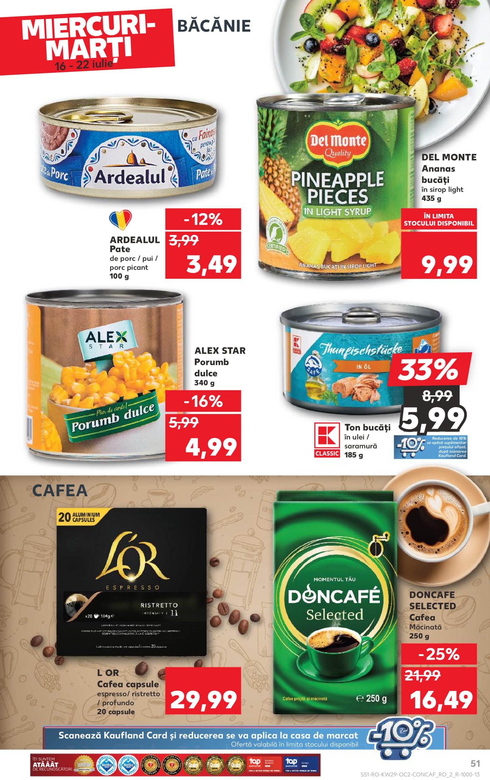 kaufland - Catalog Kaufland valabil din 16.07. până pe 22.07. - page: 51 kaufland - Catalog Kaufland valabil din 16.07. până pe 22.07. - page: 51