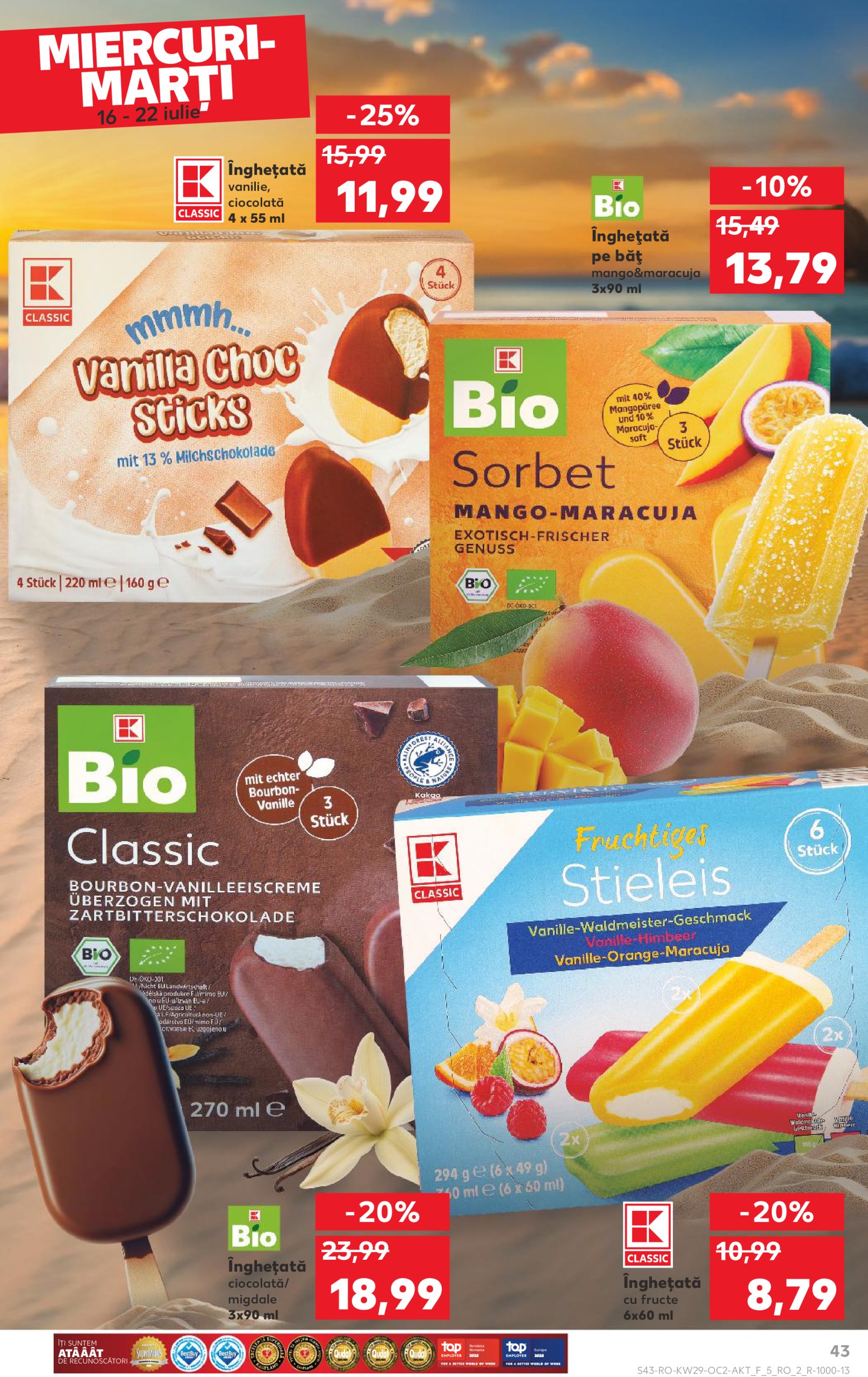 kaufland - Catalog Kaufland valabil din 16.07. până pe 22.07. - page: 43 kaufland - Catalog Kaufland valabil din 16.07. până pe 22.07. - page: 43